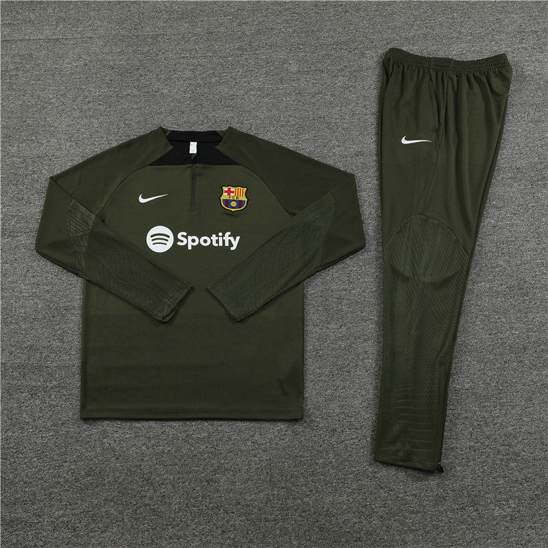 Survêtement vert kaki Barcelone 23-24