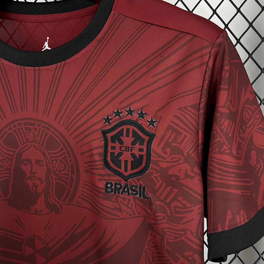 Brasil Jesus Christus der Erlöser Jordan Rot Trikot 2025/2026