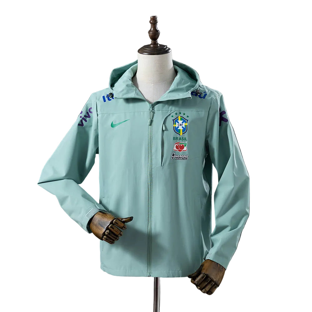 Chaqueta cortavientos verde Brasil