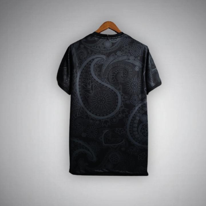 24/25 FC Barcelona „Noir Fleur“ Premium-Trikot (schwarze Rose)