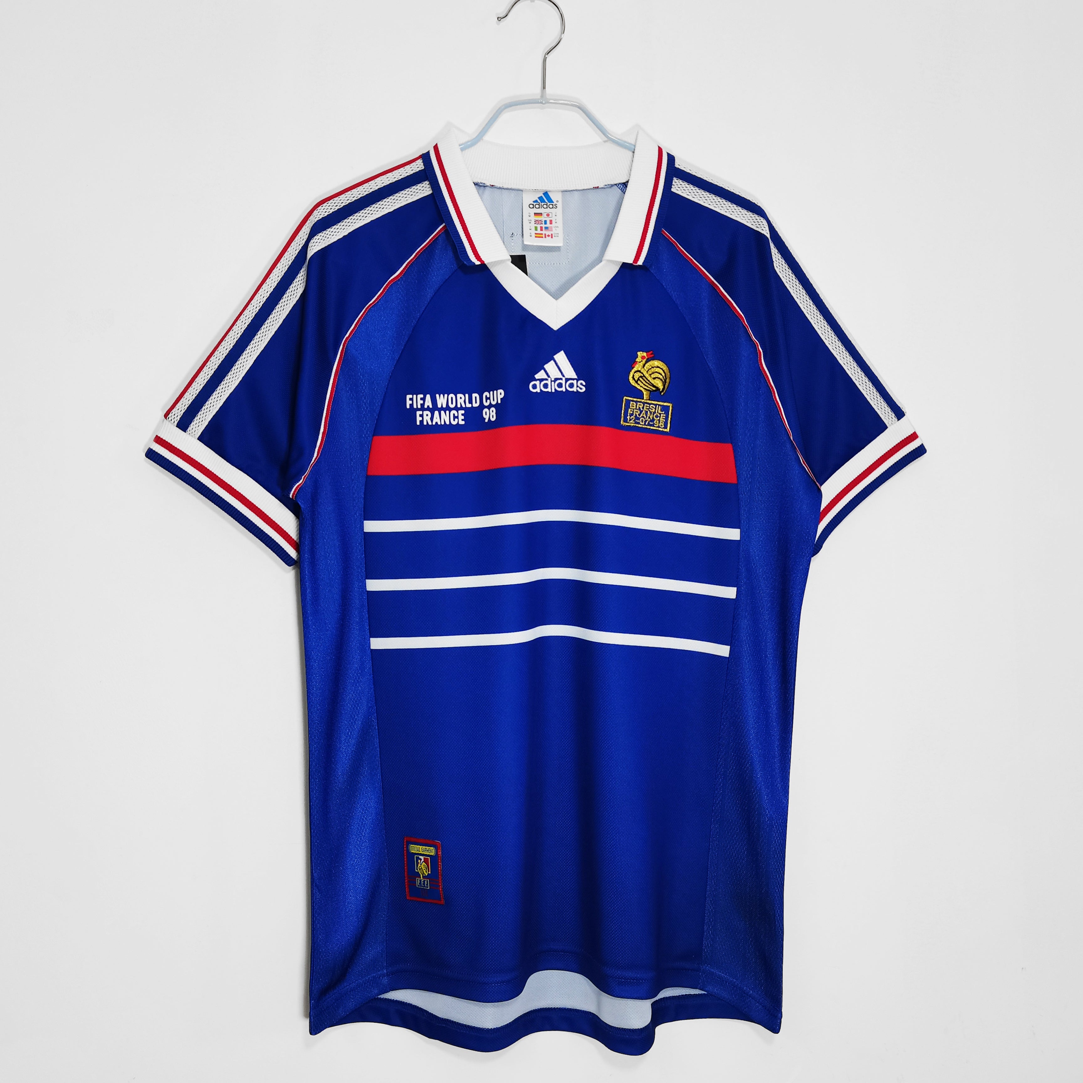 Uniforme retro local Francia 1998