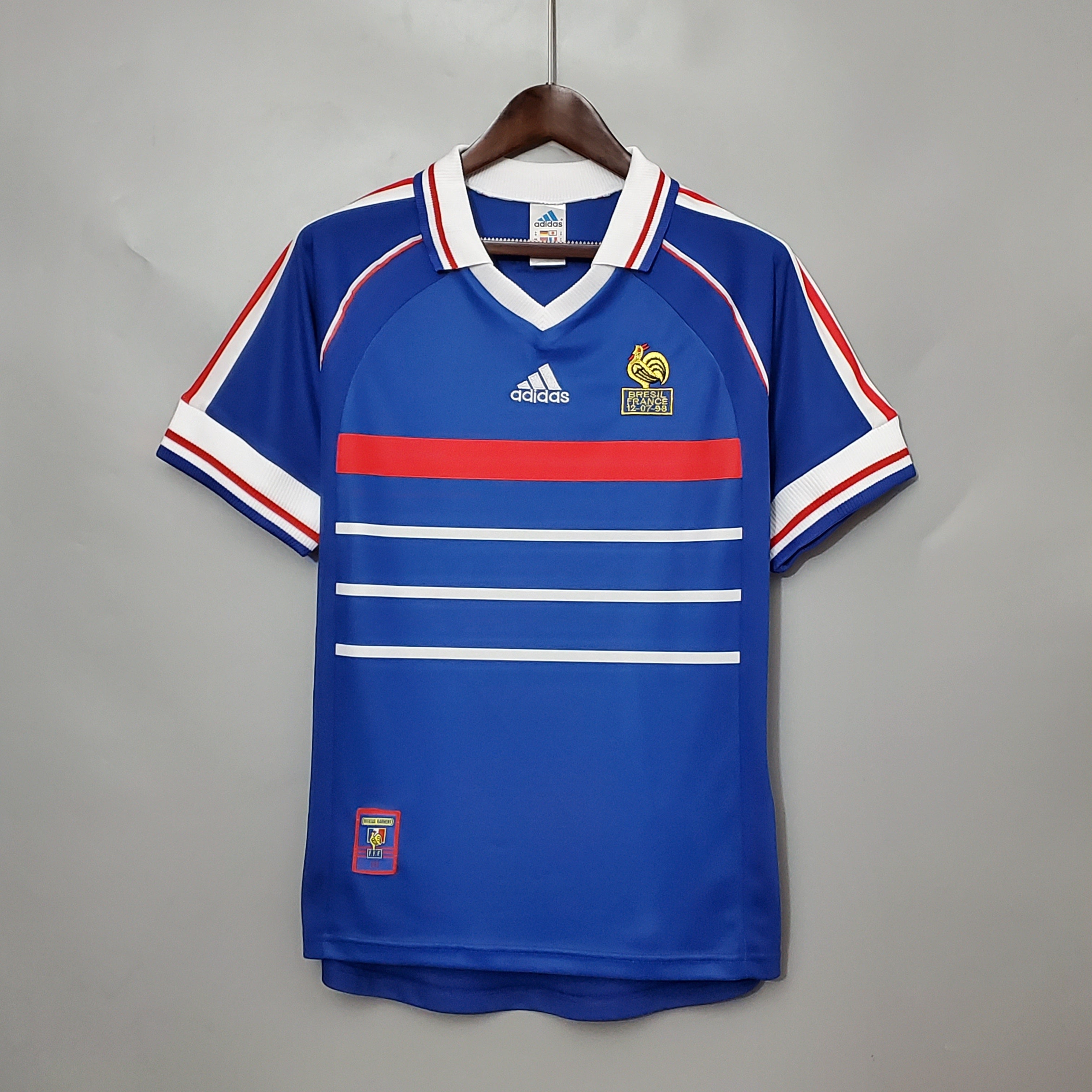 Uniforme retro local Francia 1998