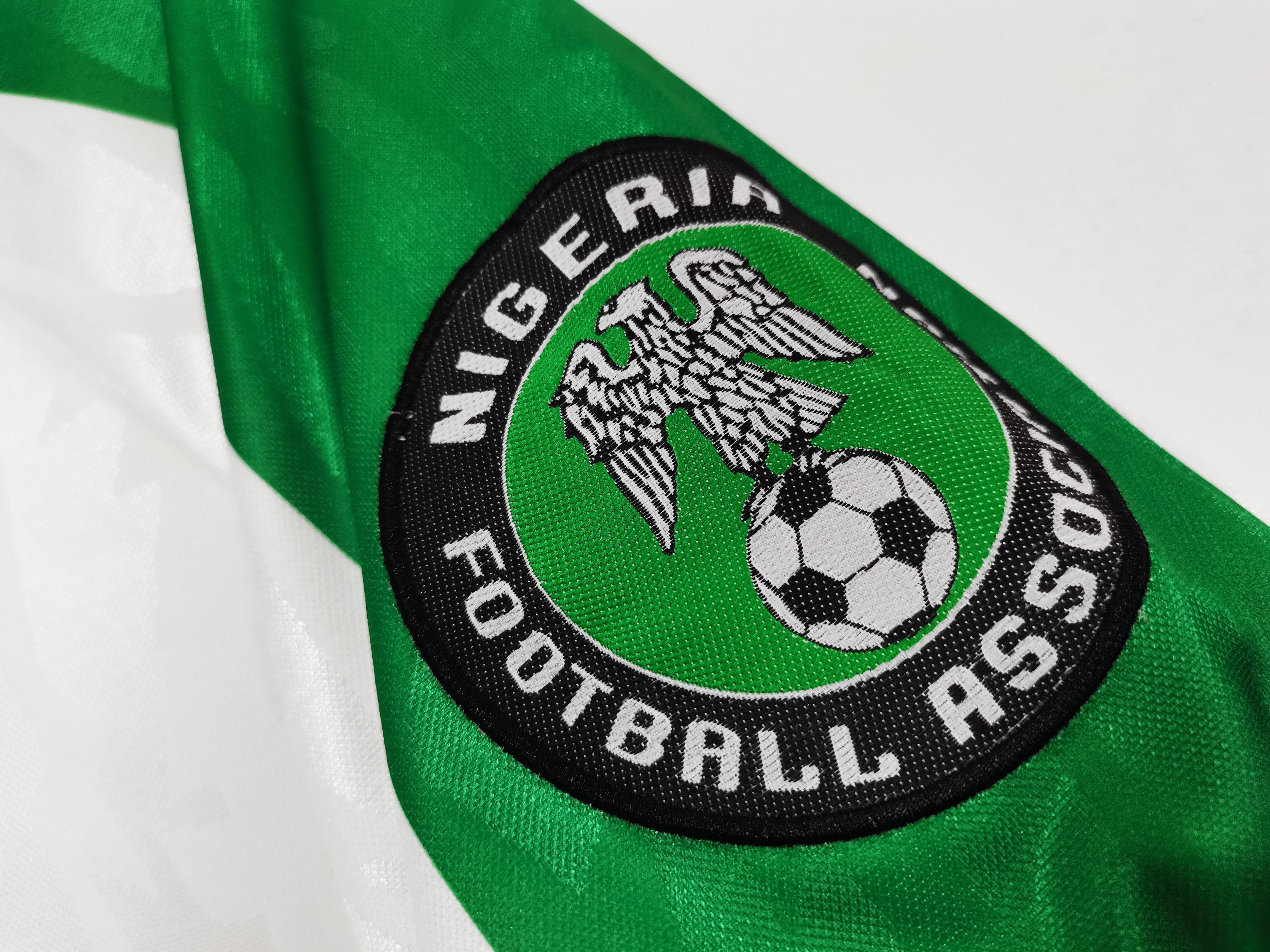 Uniforme Nigeria Blanco y Verde 1996/98