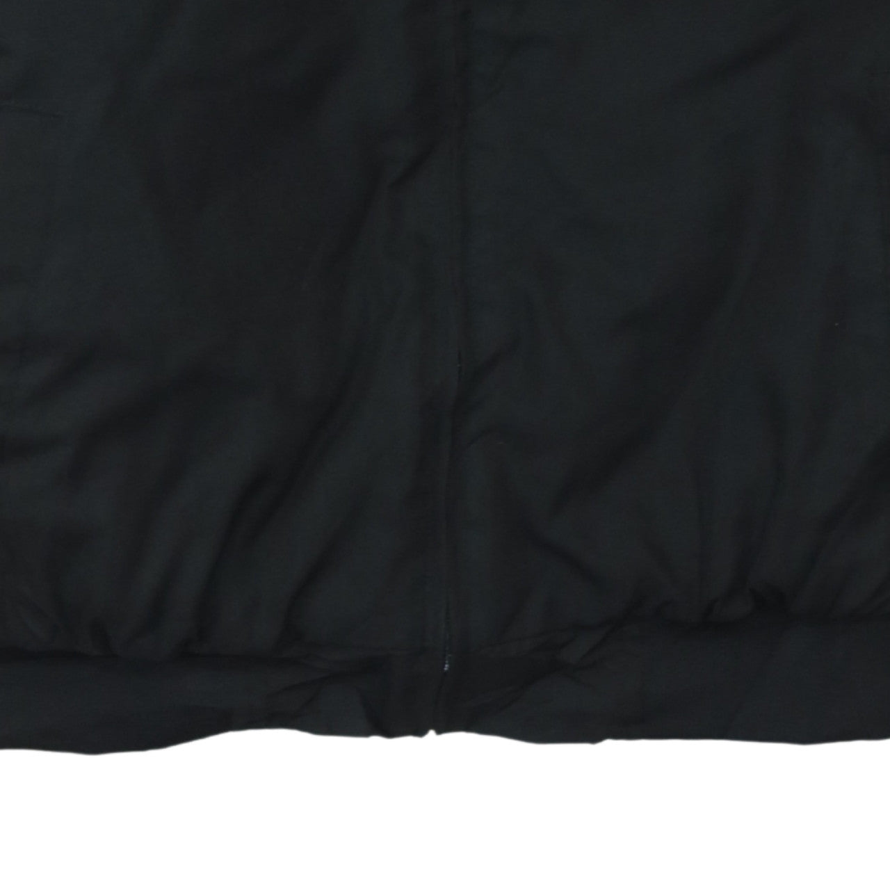 Chaqueta Nascar Porsche negra para hombre talla XLarge con logos bordados, cremallera frontal Prenda exterior de carreras