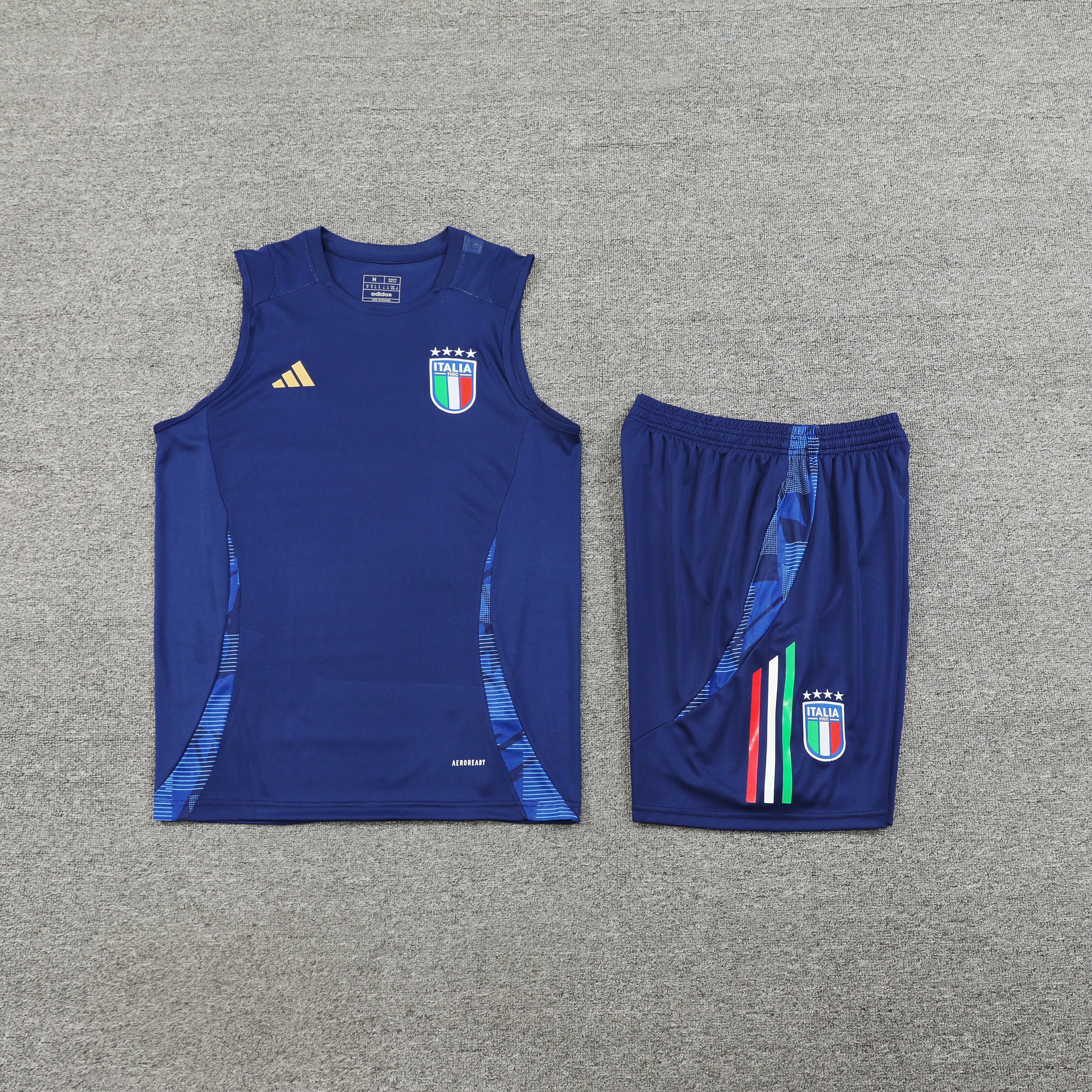 Completo Allenamento Estivo Blu Italia 2024/25