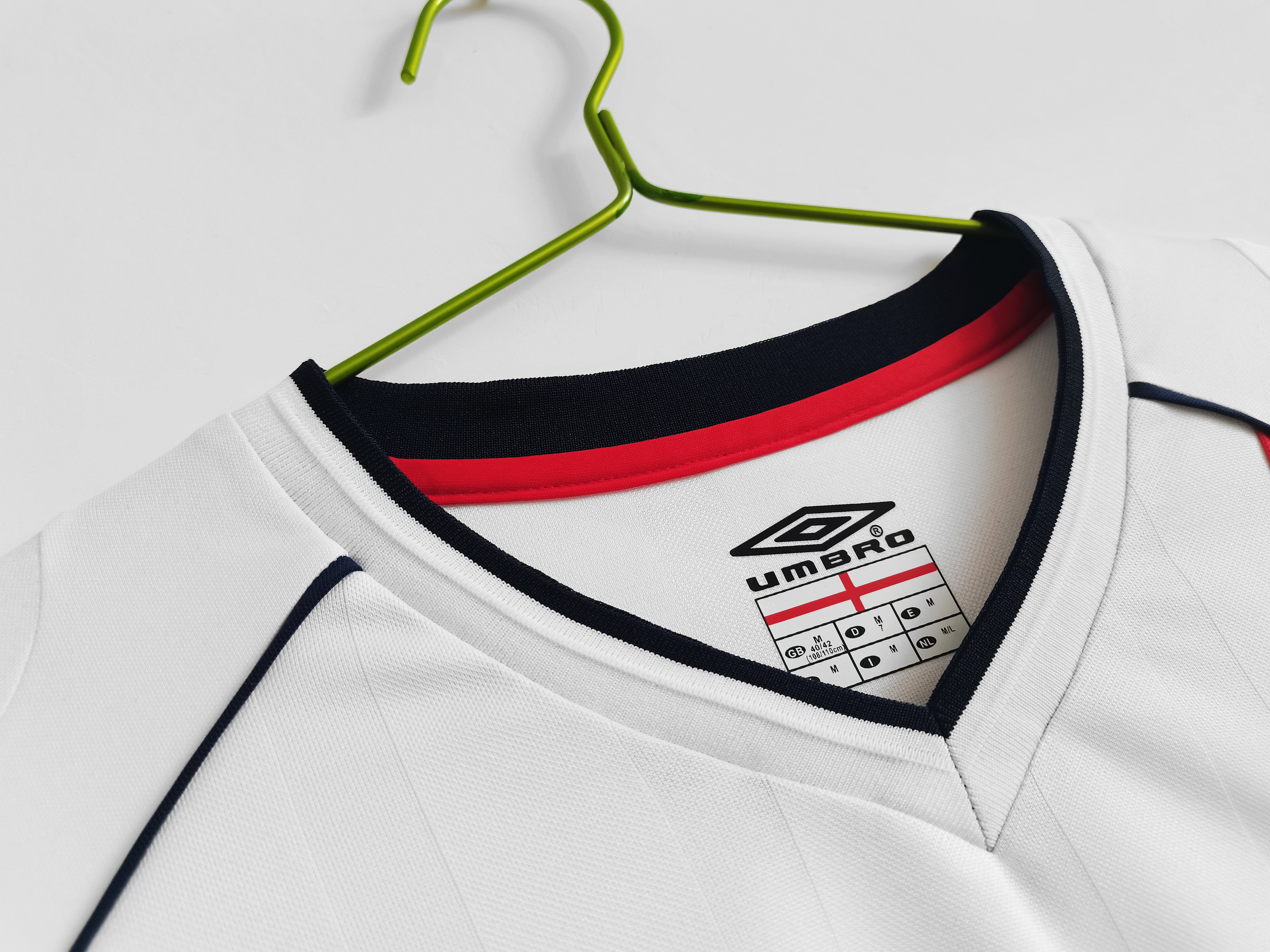 Camiseta Manga Larga Local Inglaterra 2002