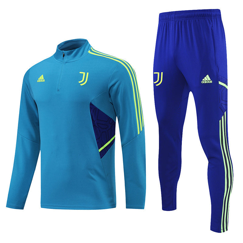 Juventus 22-23 Blauer Trainingsanzug