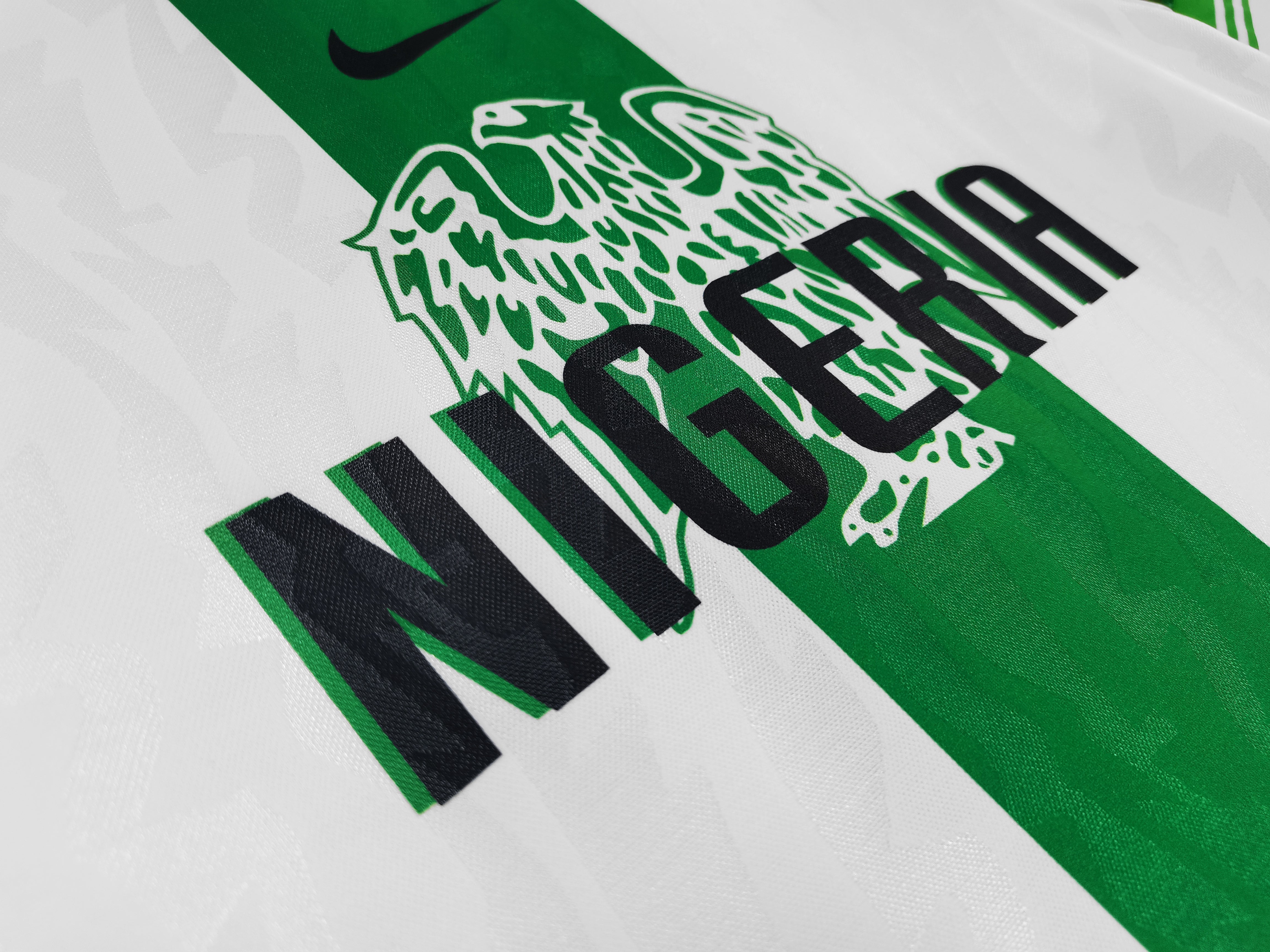 Uniforme Nigeria Blanco y Verde 1996/98