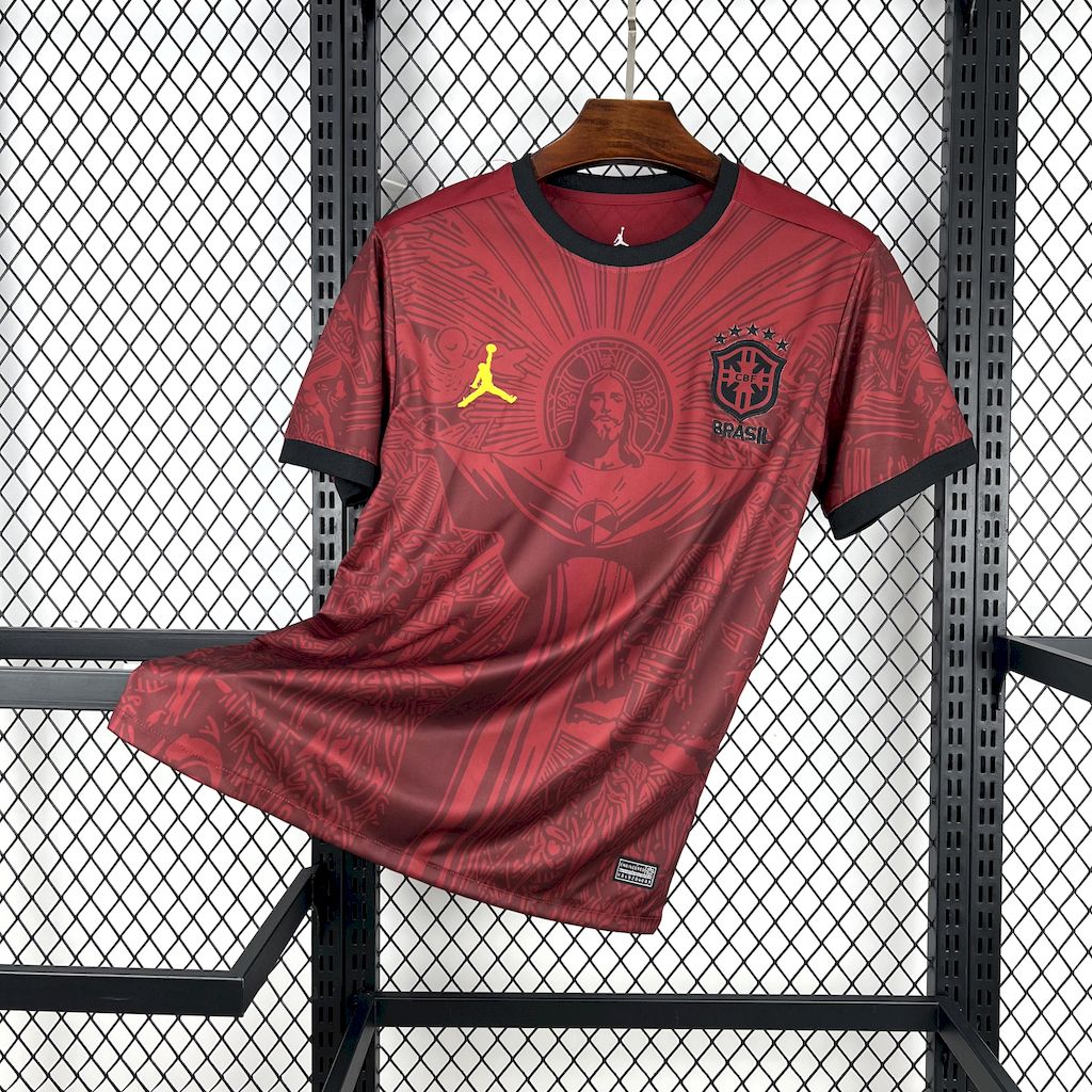 Brasil Jesus Christus der Erlöser Jordan Rot Trikot 2025/2026
