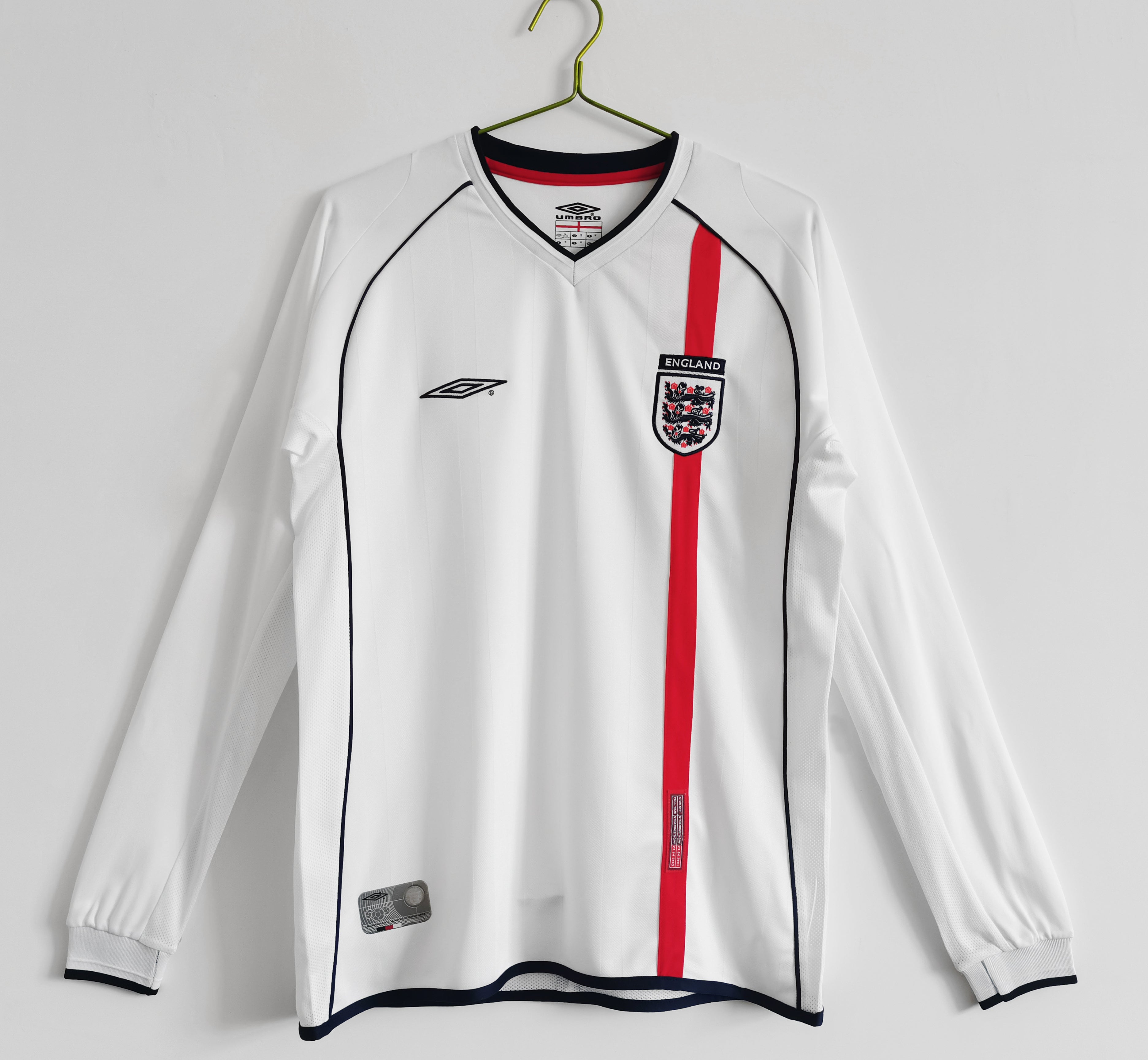 Camiseta Manga Larga Local Inglaterra 2002
