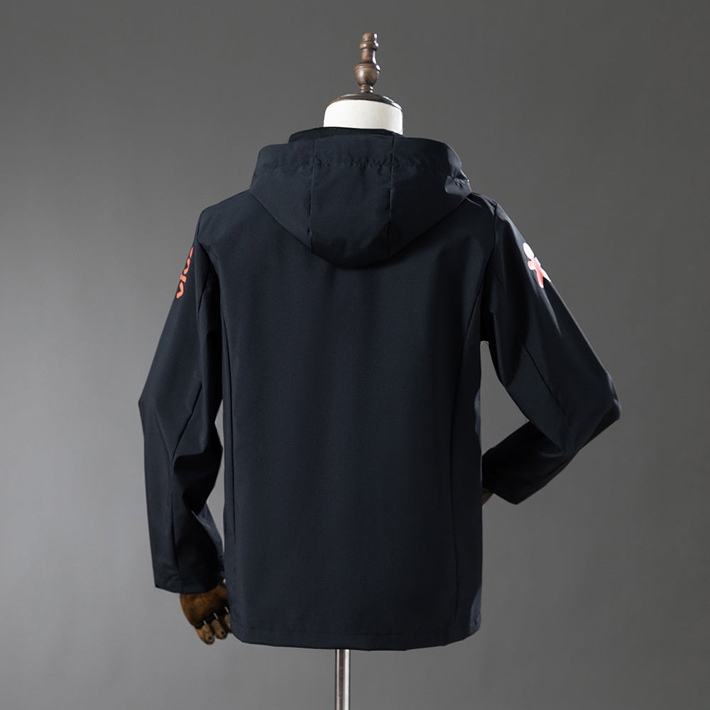 Chaqueta cortavientos negra Brasil