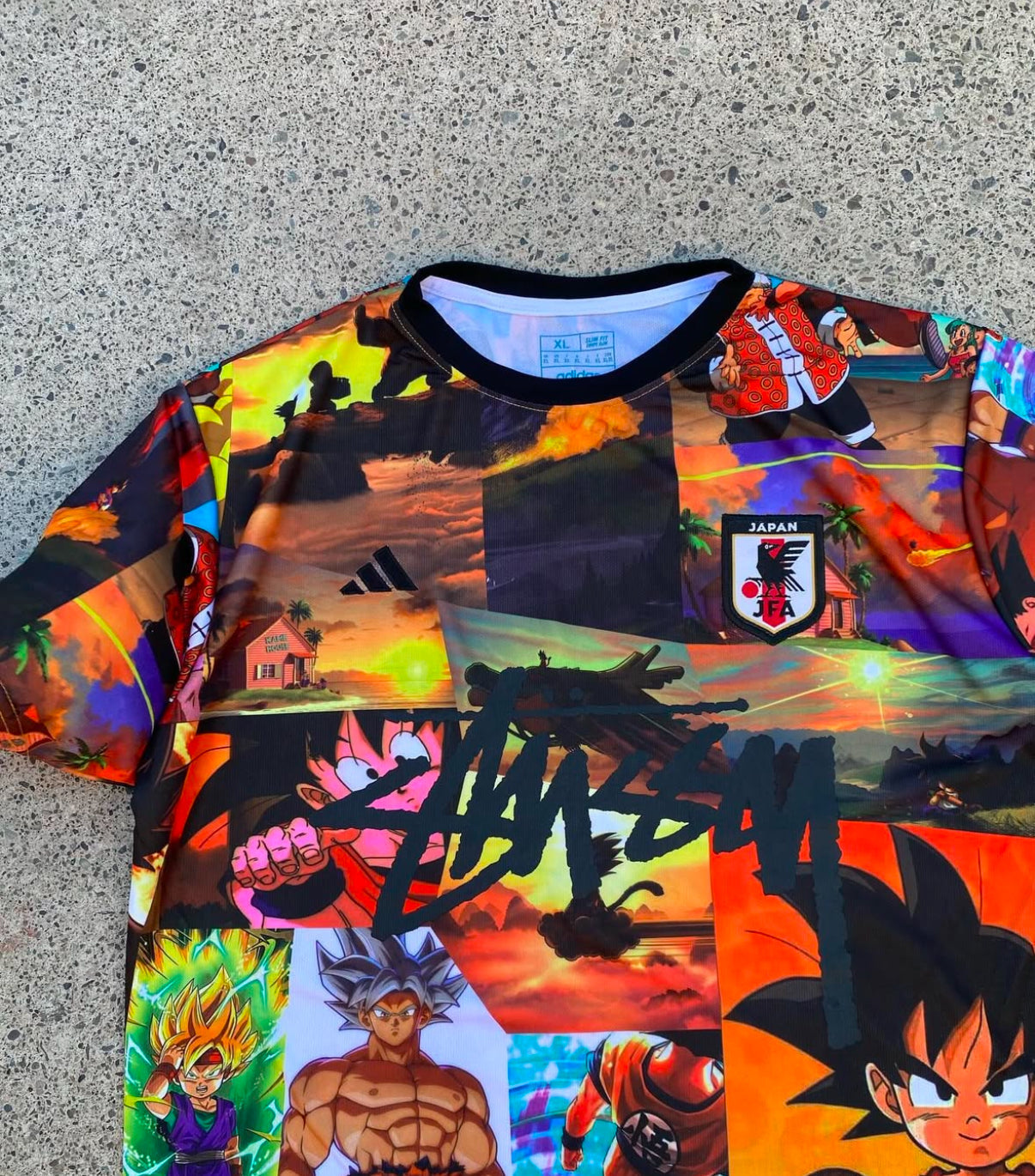 Japan X Dragon Ball X Stussy Sonderedition Trikot 2025