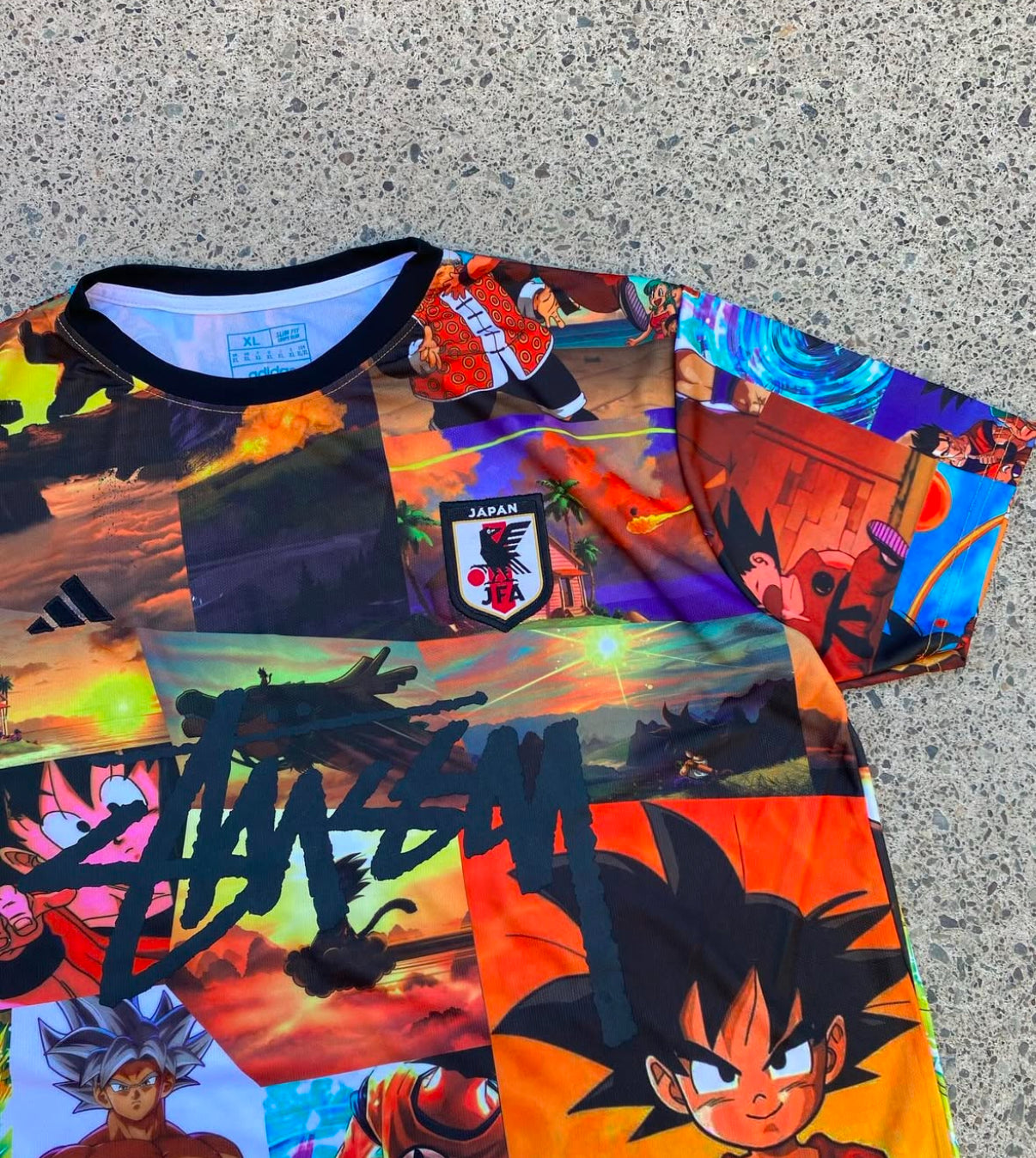 Japan X Dragon Ball X Stussy Sonderedition Trikot 2025