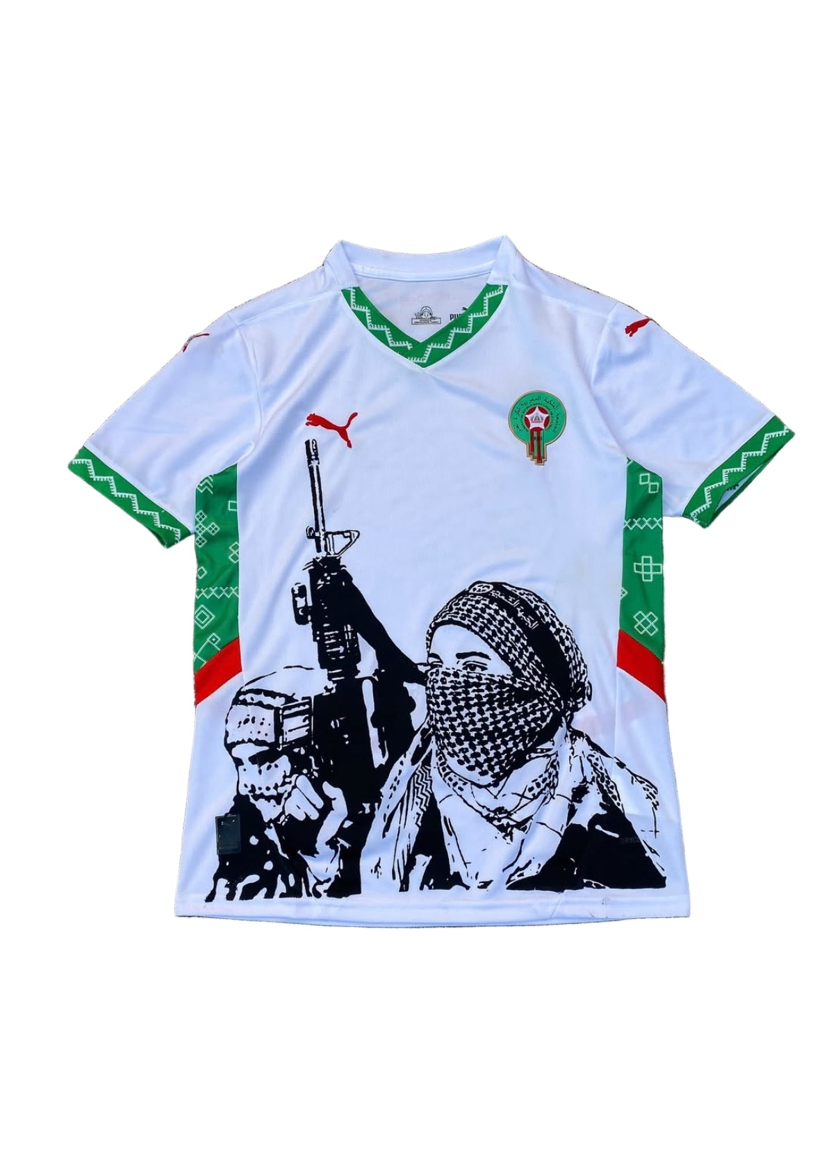 Marokko Soldat Sonderedition Trikot 2025/2026 (Weiß)