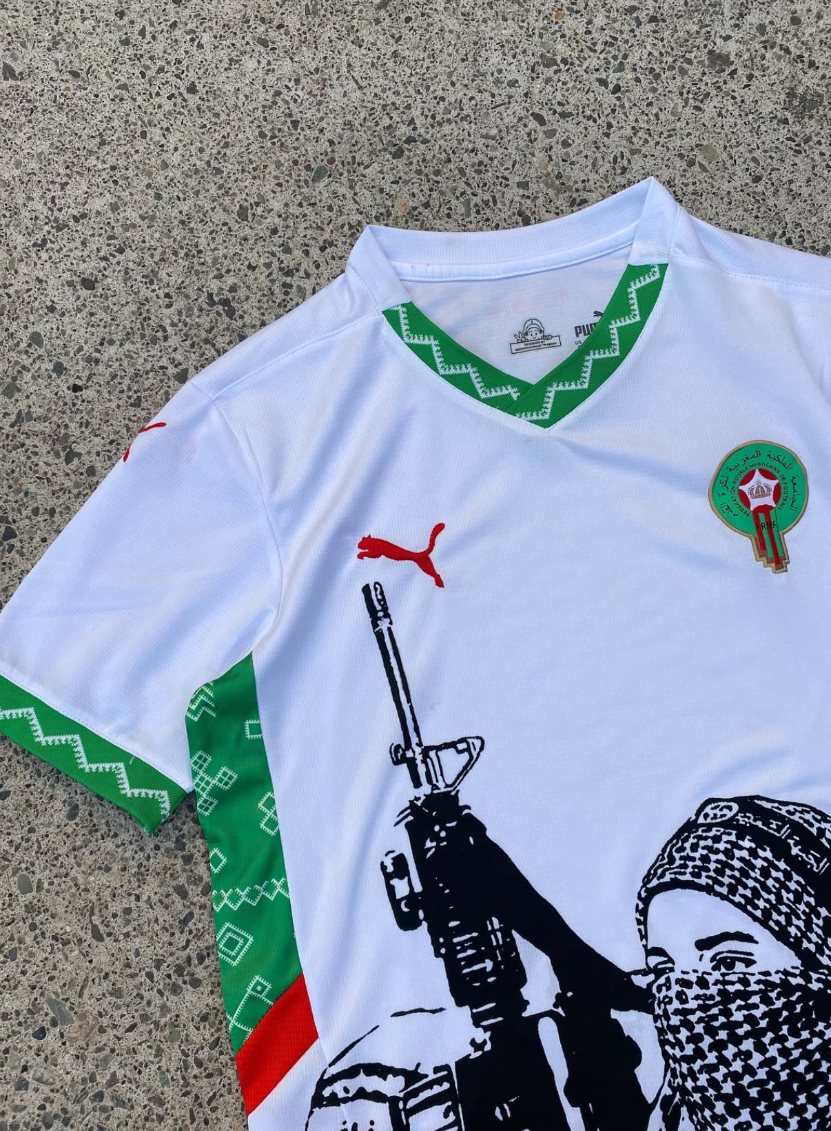 Marokko Soldat Sonderedition Trikot 2025/2026 (Weiß)