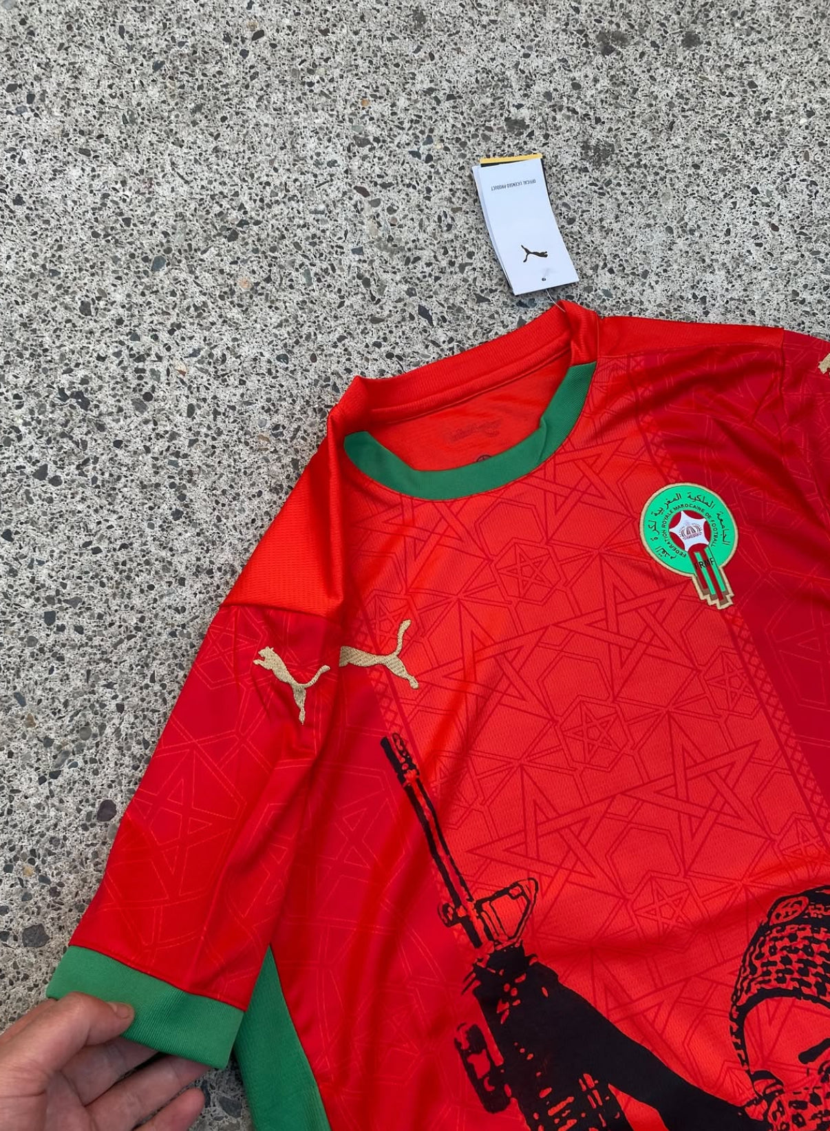 Marokko Soldat Sonderedition Trikot 2025/2026 (Rot)