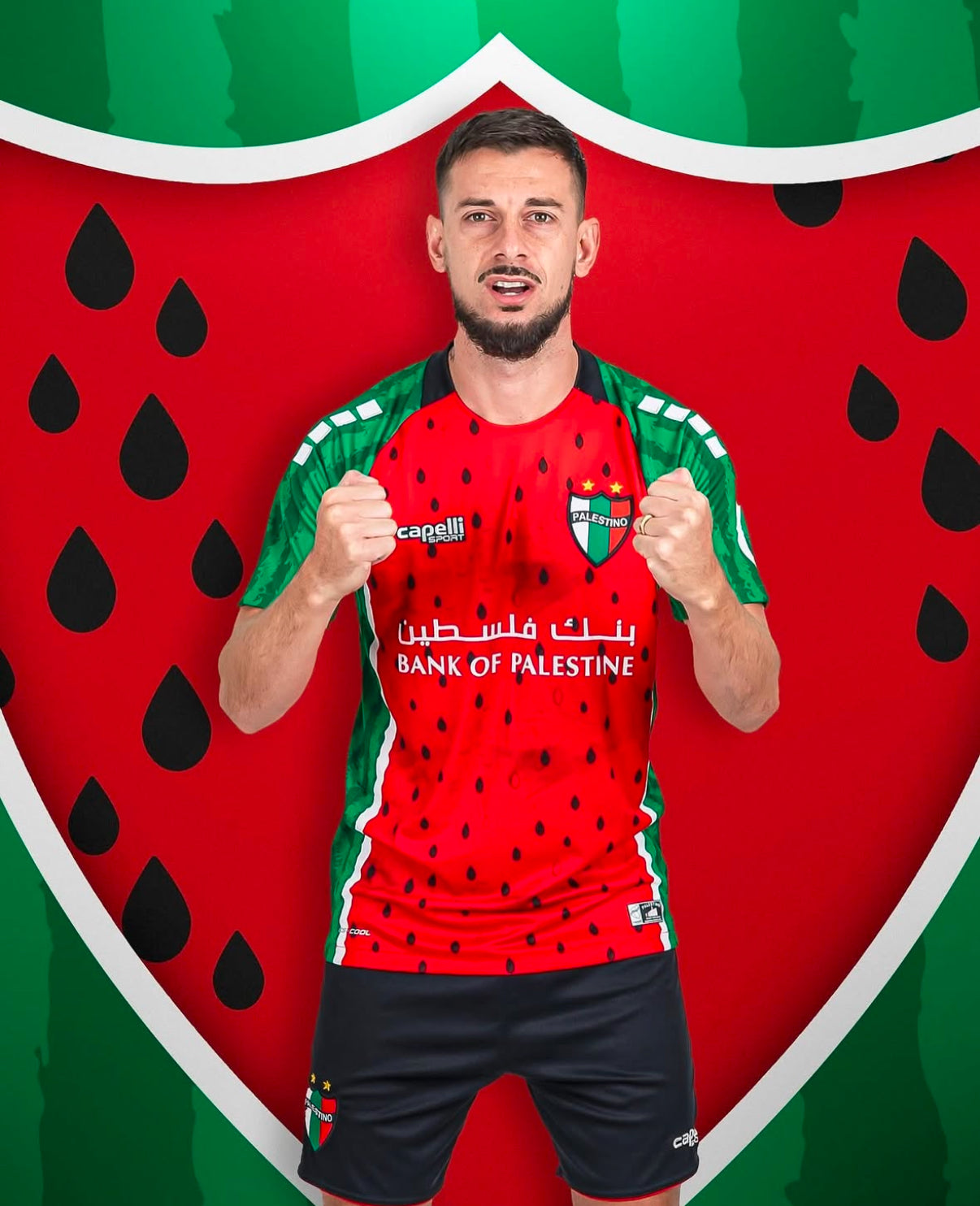 Camiseta de fútbol Sandía Palestina Pelestino 2025/2026