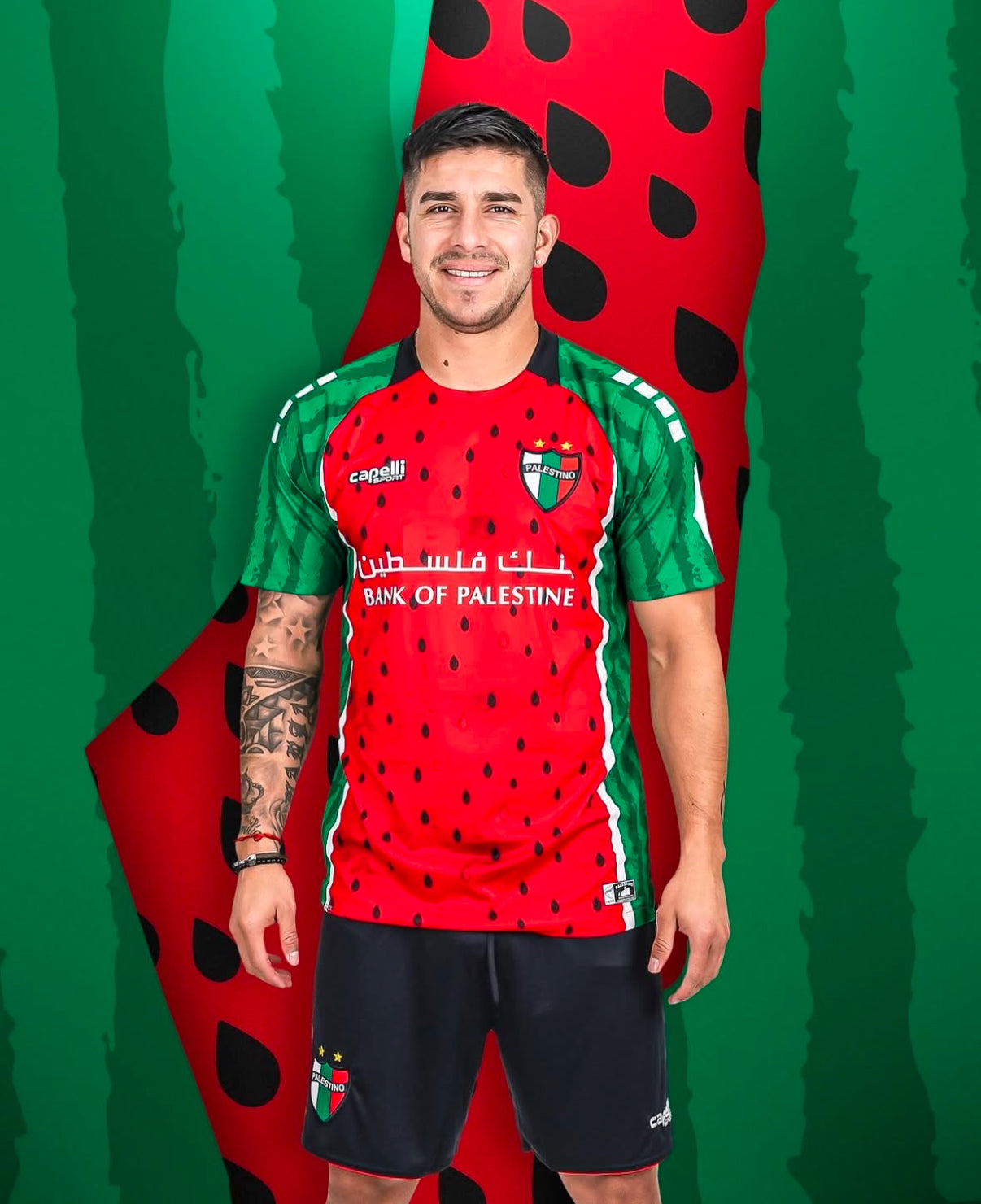 Camiseta de fútbol Sandía Palestina Pelestino 2025/2026