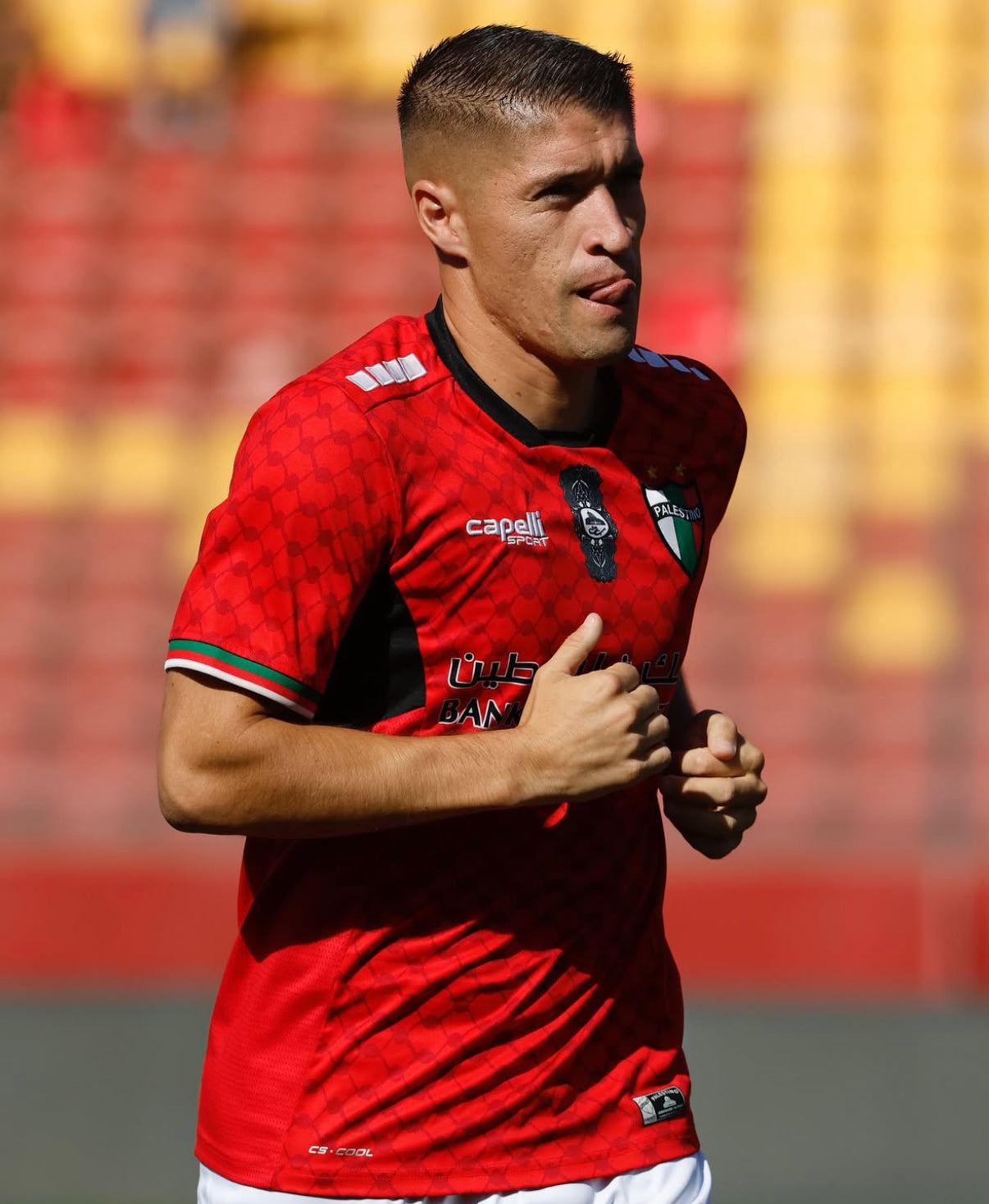 Maglia rossa Palestina Pelestino 2025
