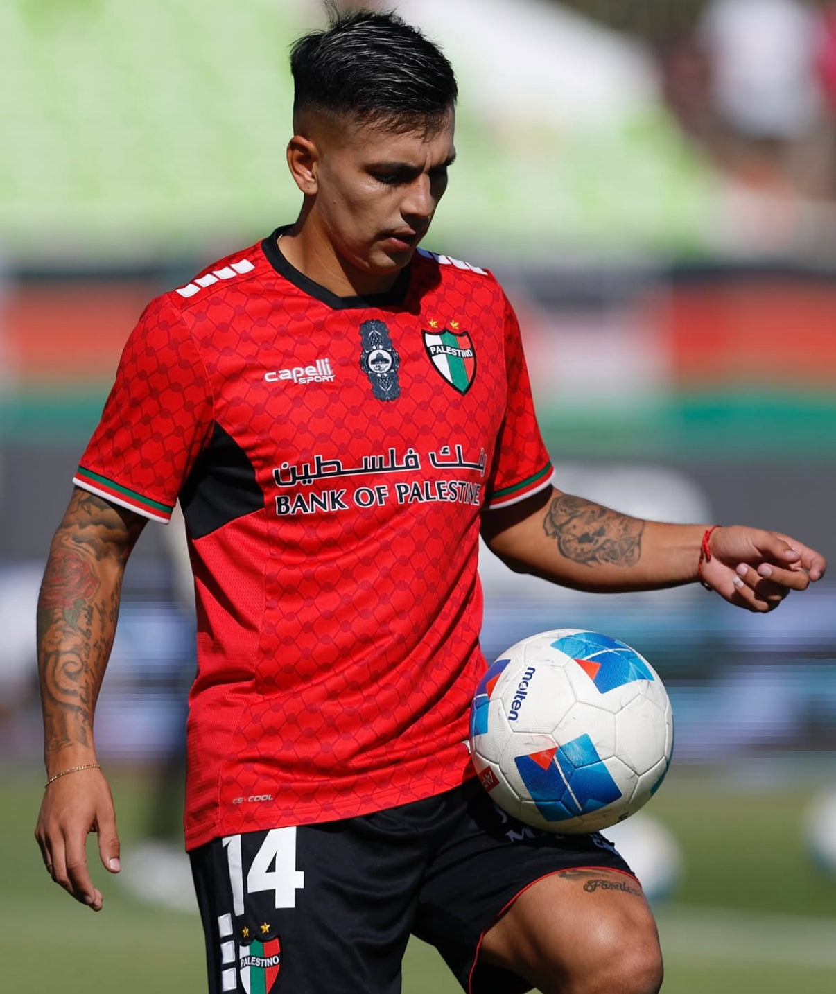 Maglia rossa Palestina Pelestino 2025