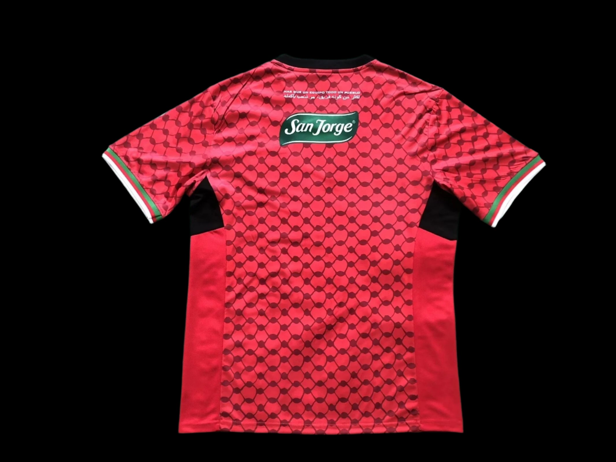 Maglia rossa Palestina Pelestino 2025