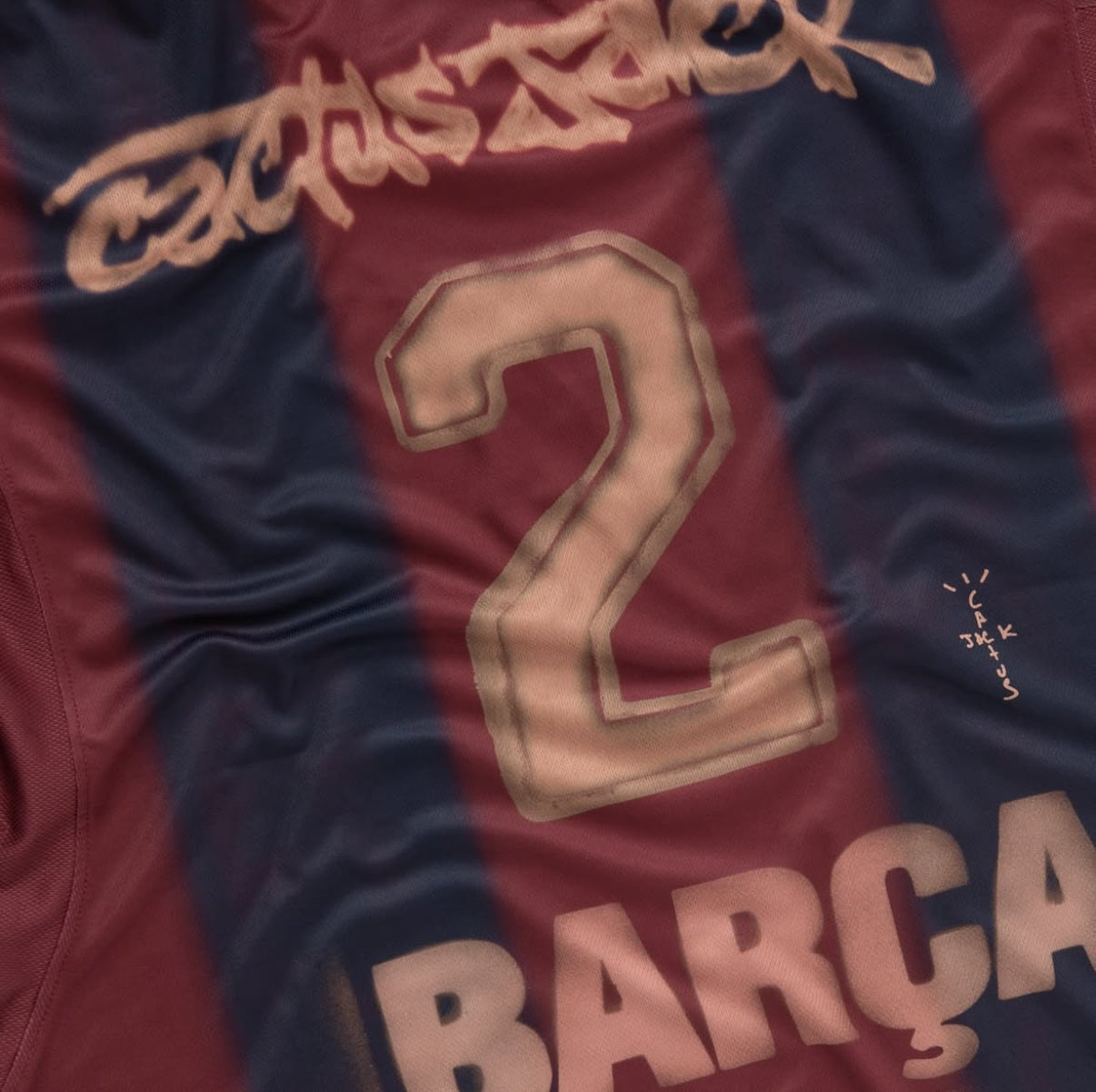 Barcelona x Travis Scott Skeletttrikot