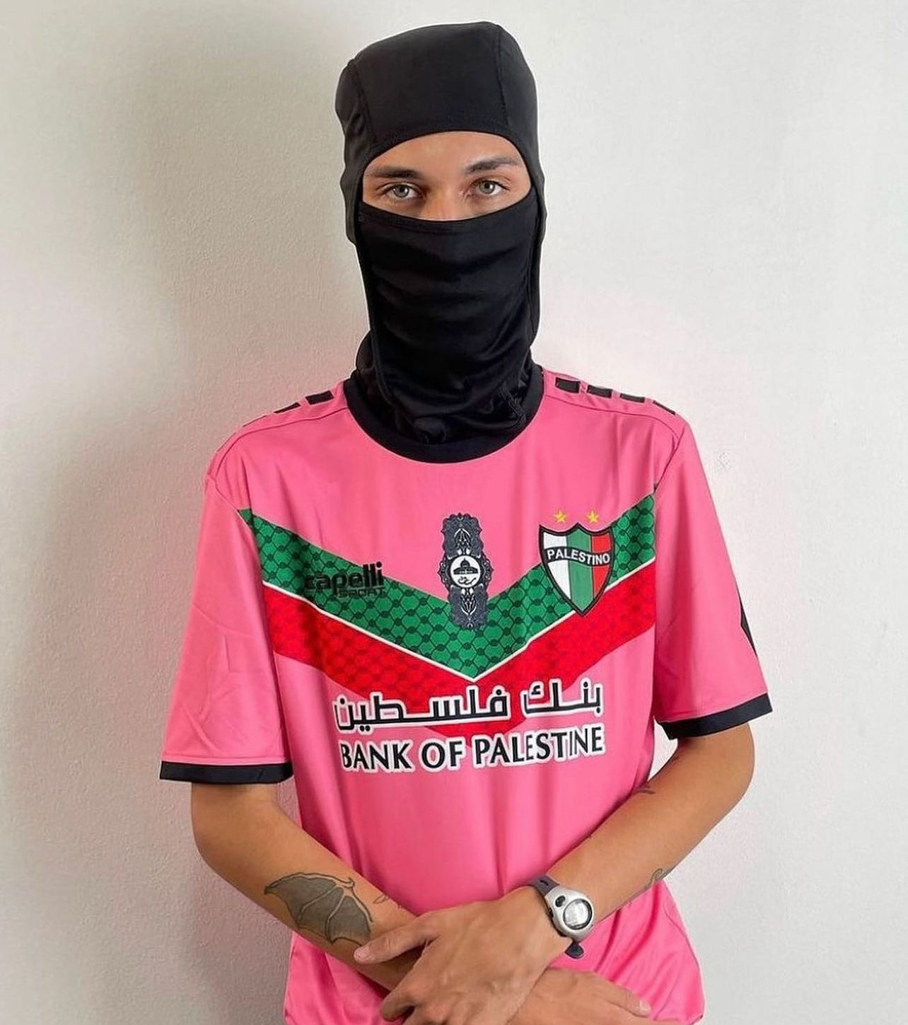 FC Palestino 22/23 Palästina Trikot pink
