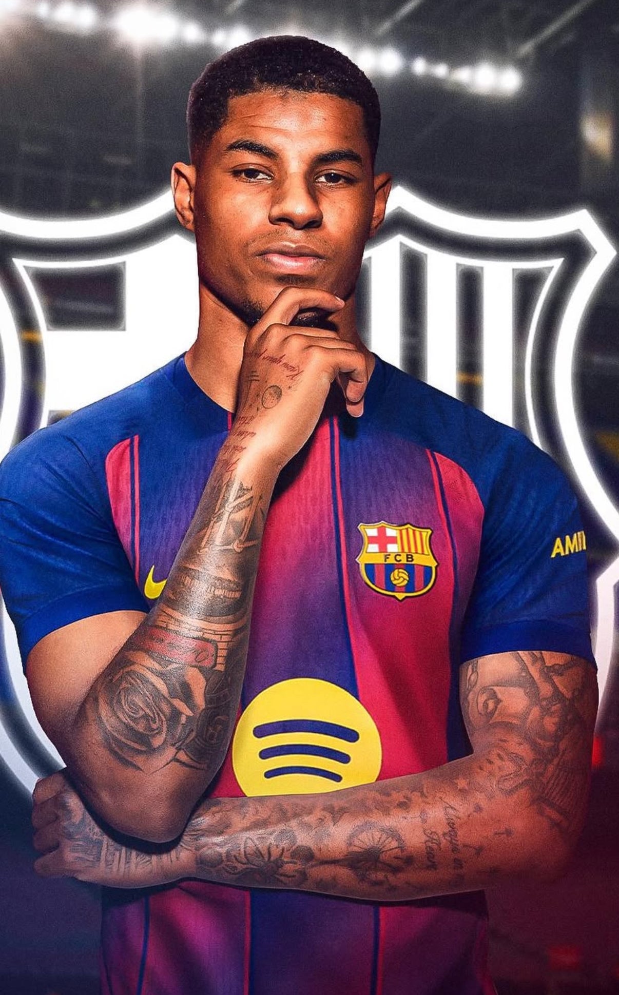 Maillot Rashford FC Barcelone