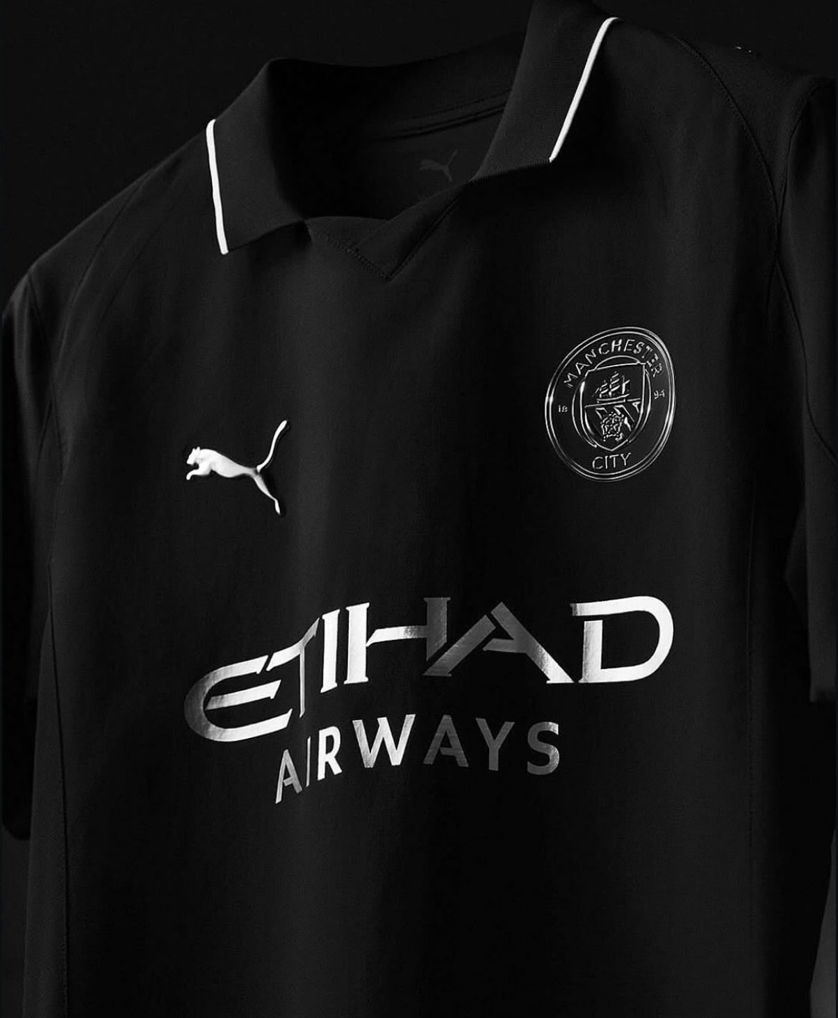 Manchester City 2025/2026 Camiseta Visitante Negra