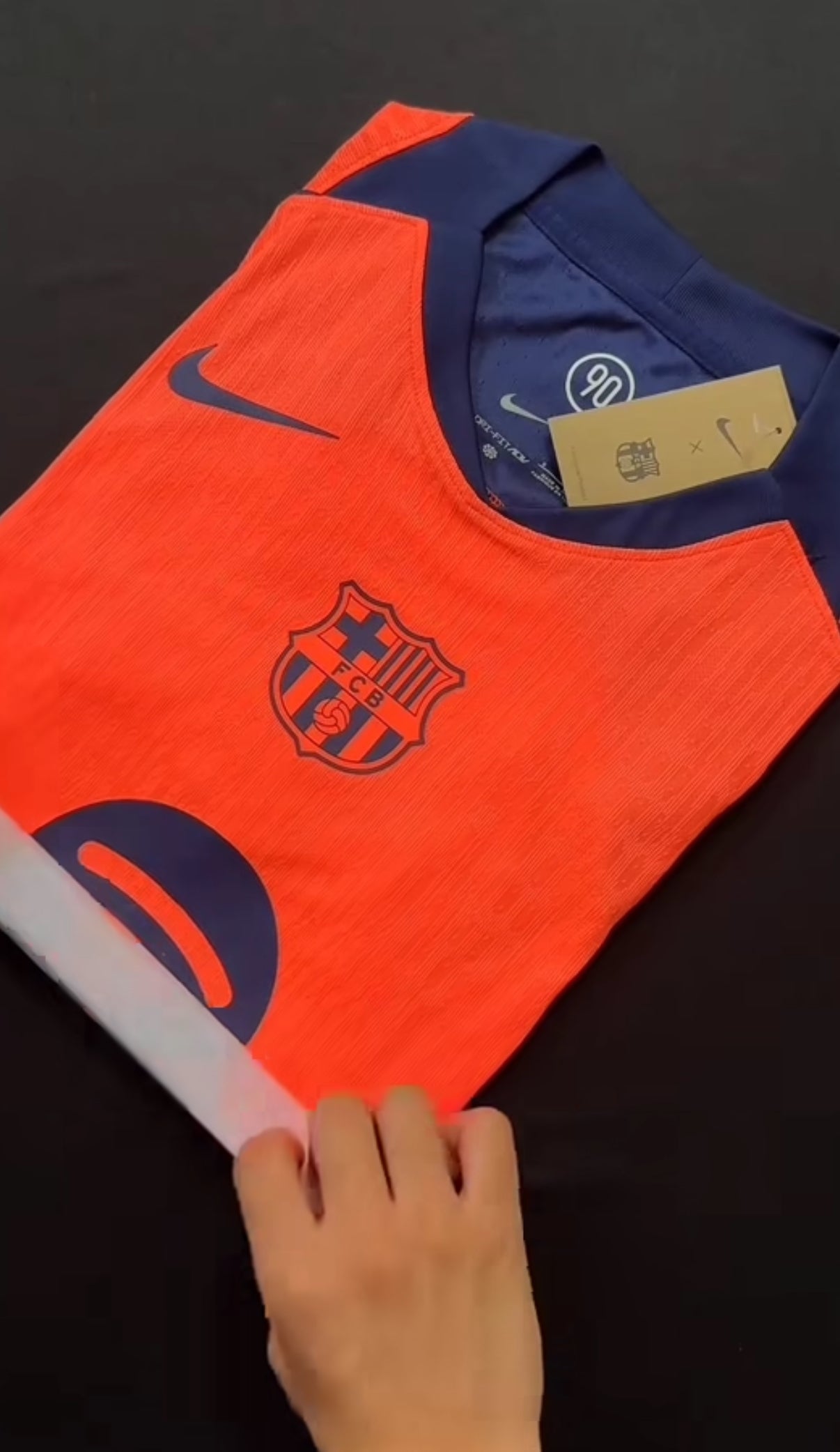 FC Barcelona Auswärtstrikot 2025/2026 Orange