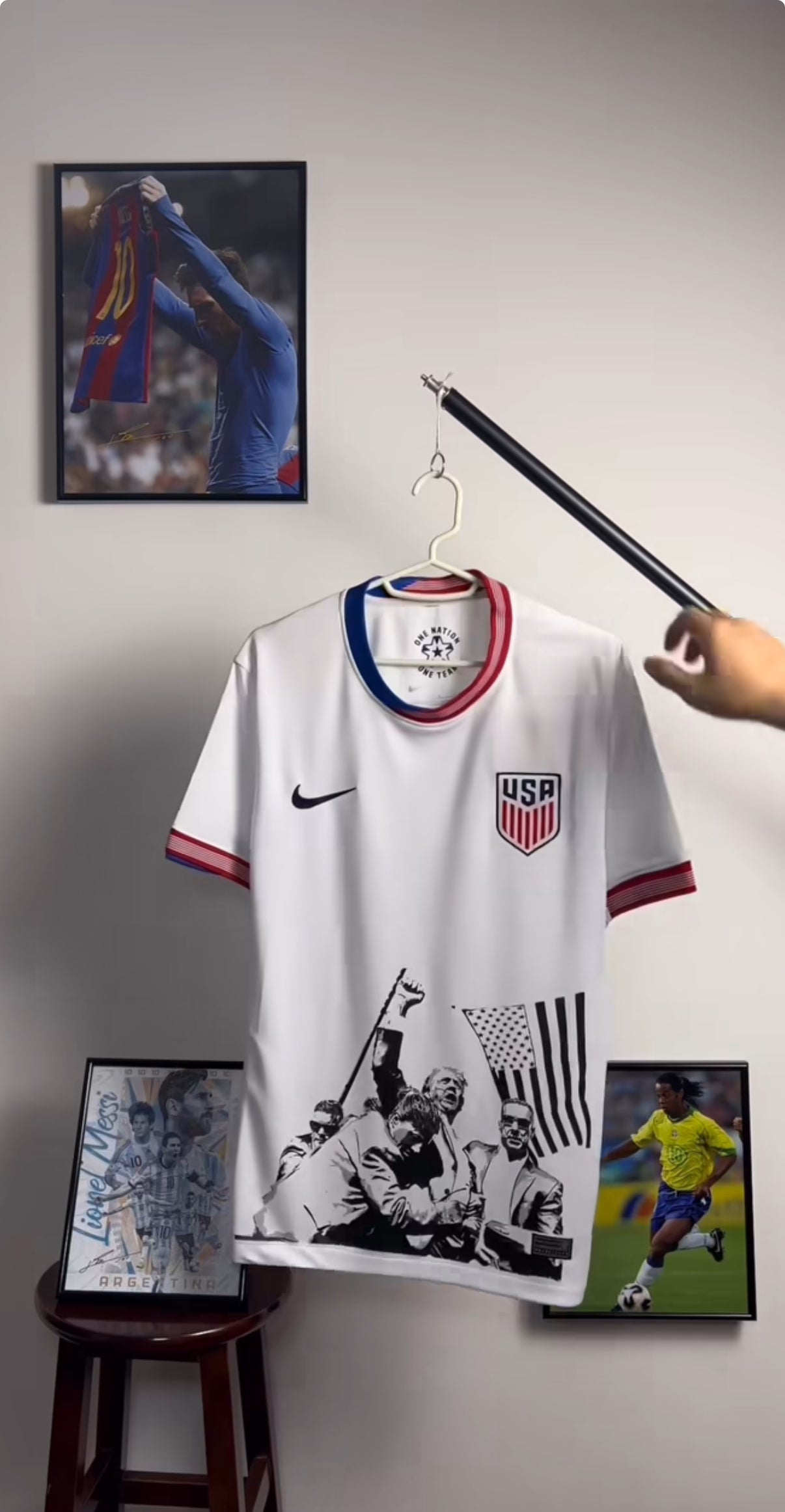 Equipación especial de fútbol Donald Trump de EE. UU.
