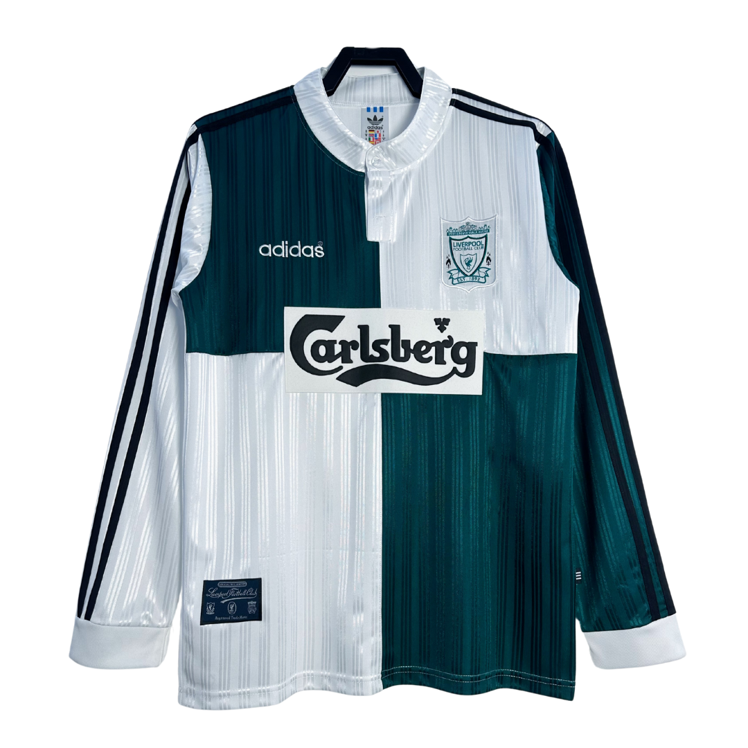 Liverpool Langarm-Heimtrikot – 1995-1996