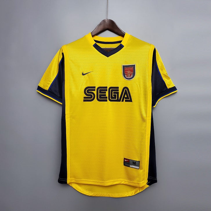 Camiseta visitante retro vintage Arsenal 1999/2000