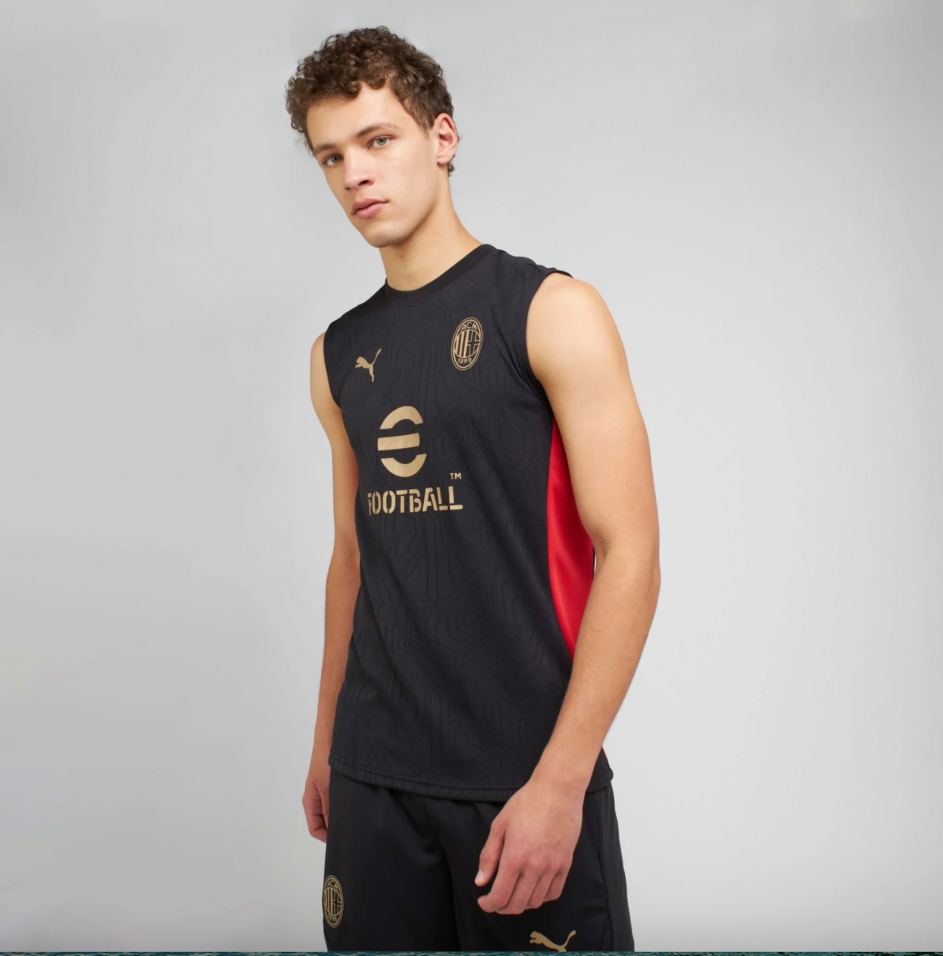 Set Allenamento Senza Maniche AC Milan 2025