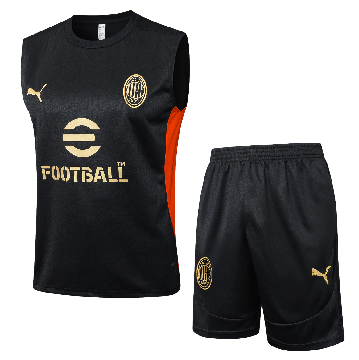 Set Allenamento Senza Maniche AC Milan 2025
