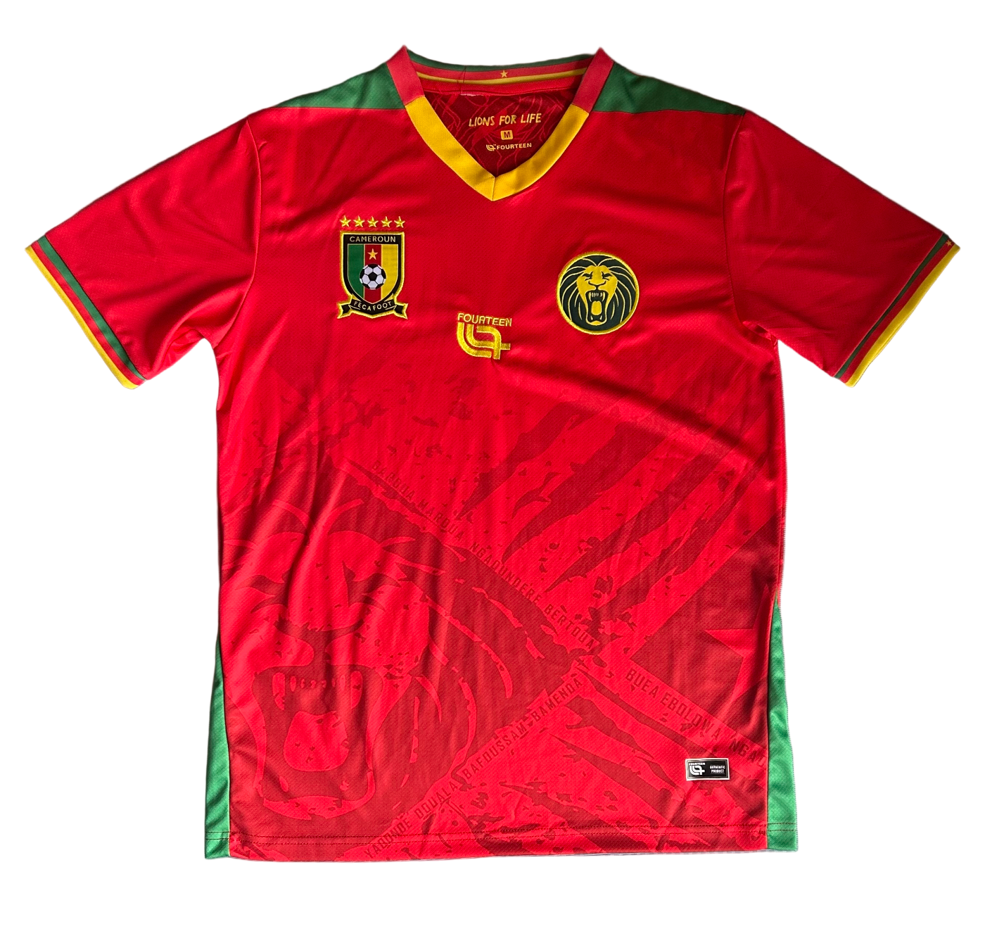 Maglia terza rossa Camerun 2025/2026