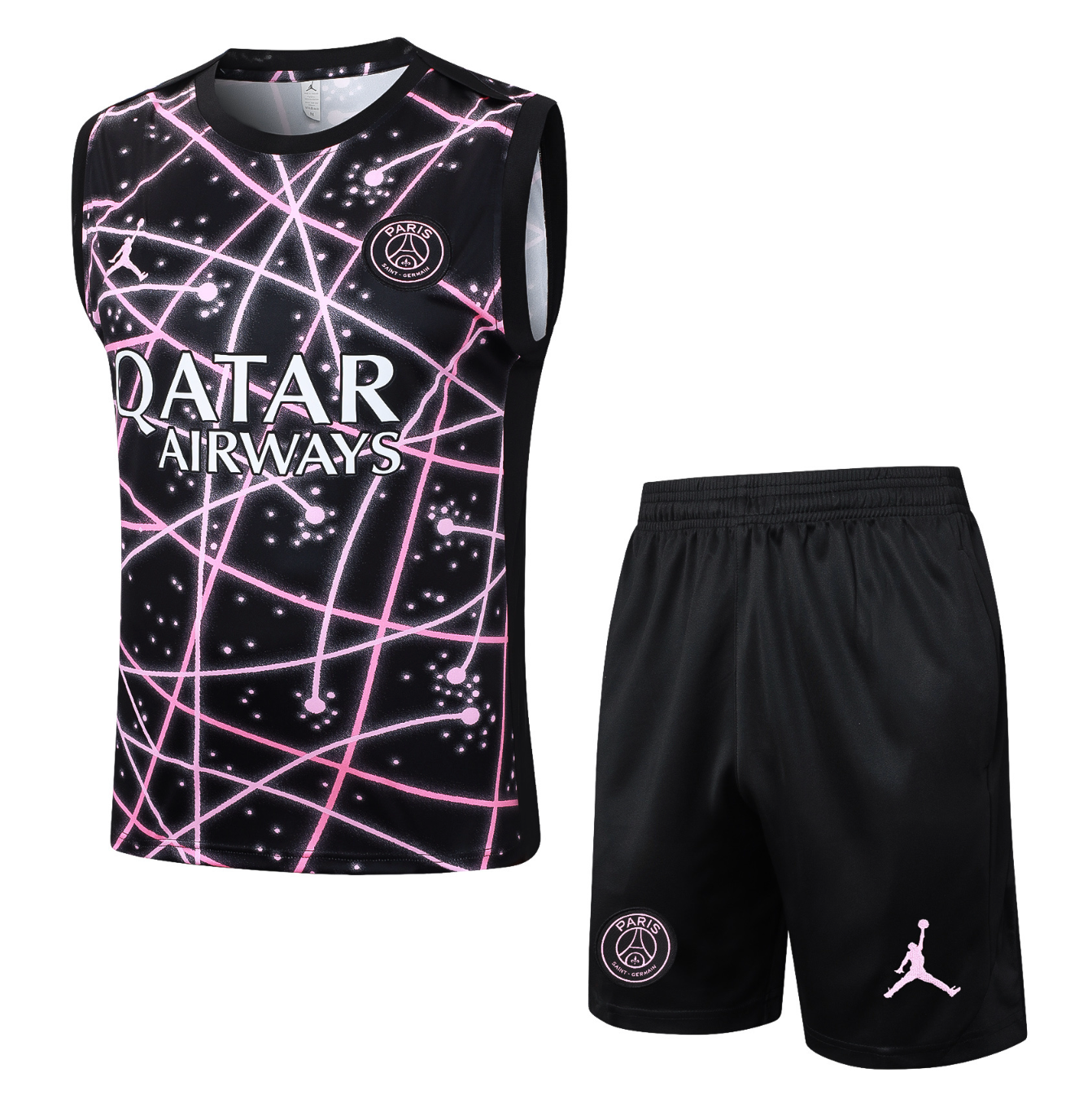 Set estivo da allenamento senza maniche PSG 2025/2026