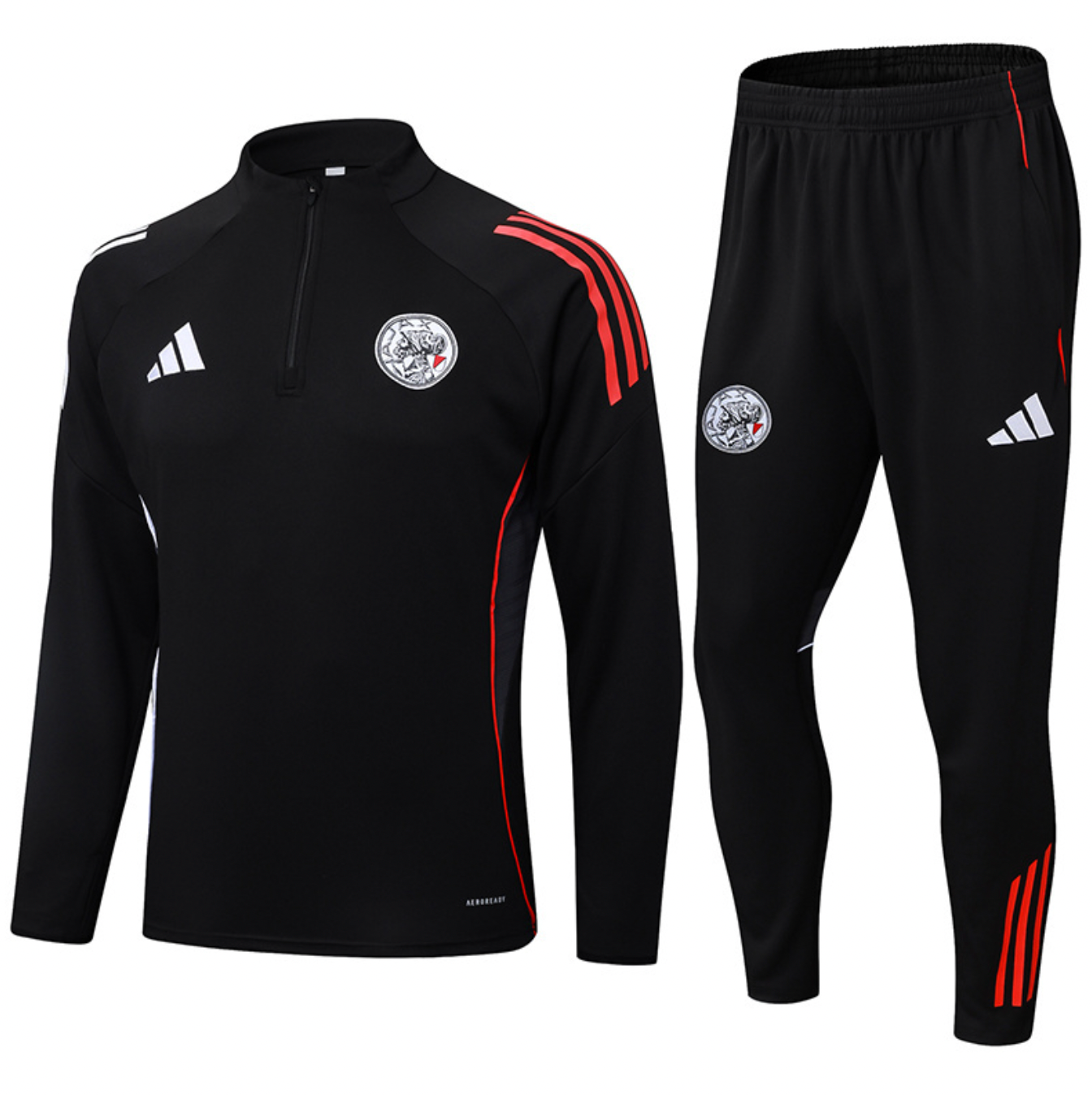 Ajax 2025/2026 Schwarzer Trainingsanzug