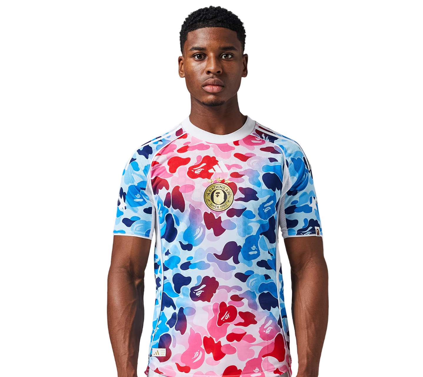 Maglia Camouflage Blu e Rosa Bathing Ape (BAPE) 2026