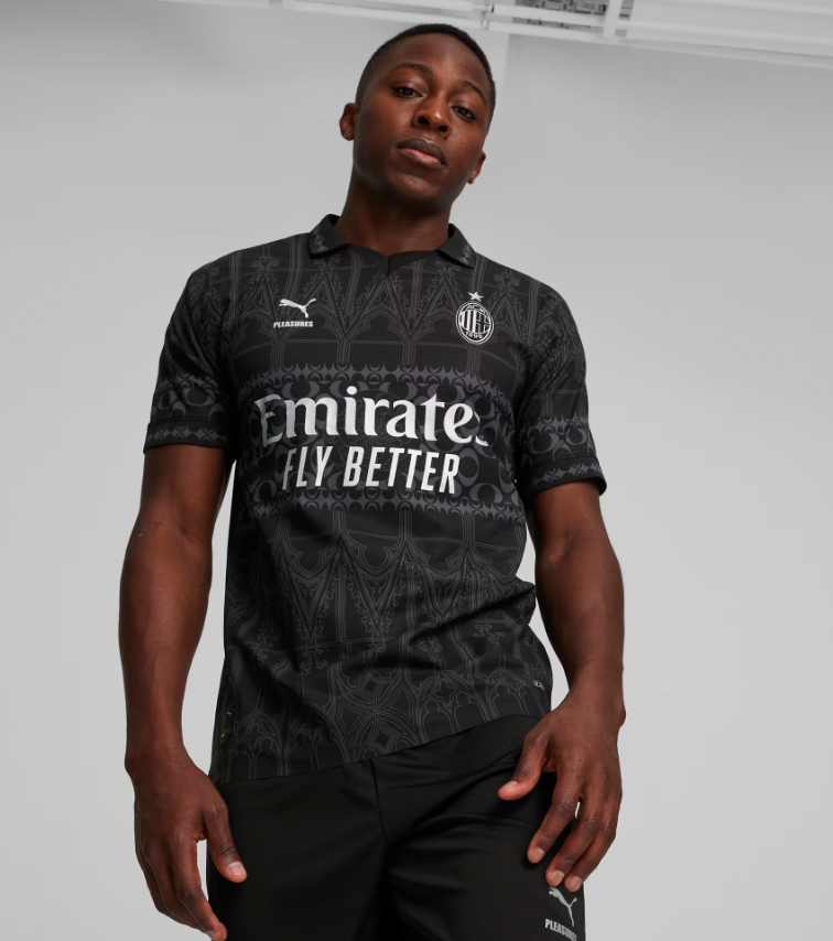 AC Milan 2024-2025 | Quarto kit trasferta | Versione scura