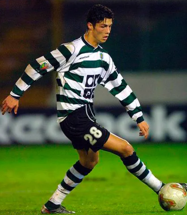 Camiseta de Fútbol de Manga Larga Sporting Lisboa 2001/2003