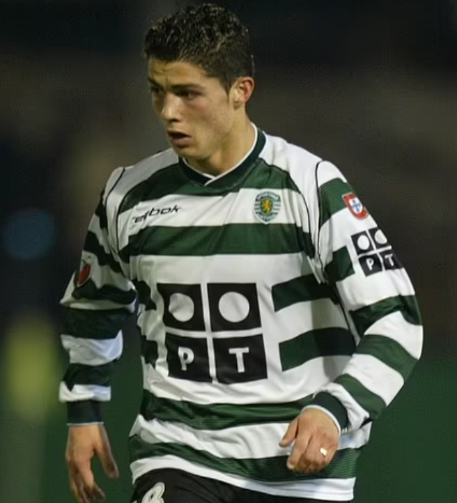 Camiseta de Fútbol de Manga Larga Sporting Lisboa 2001/2003