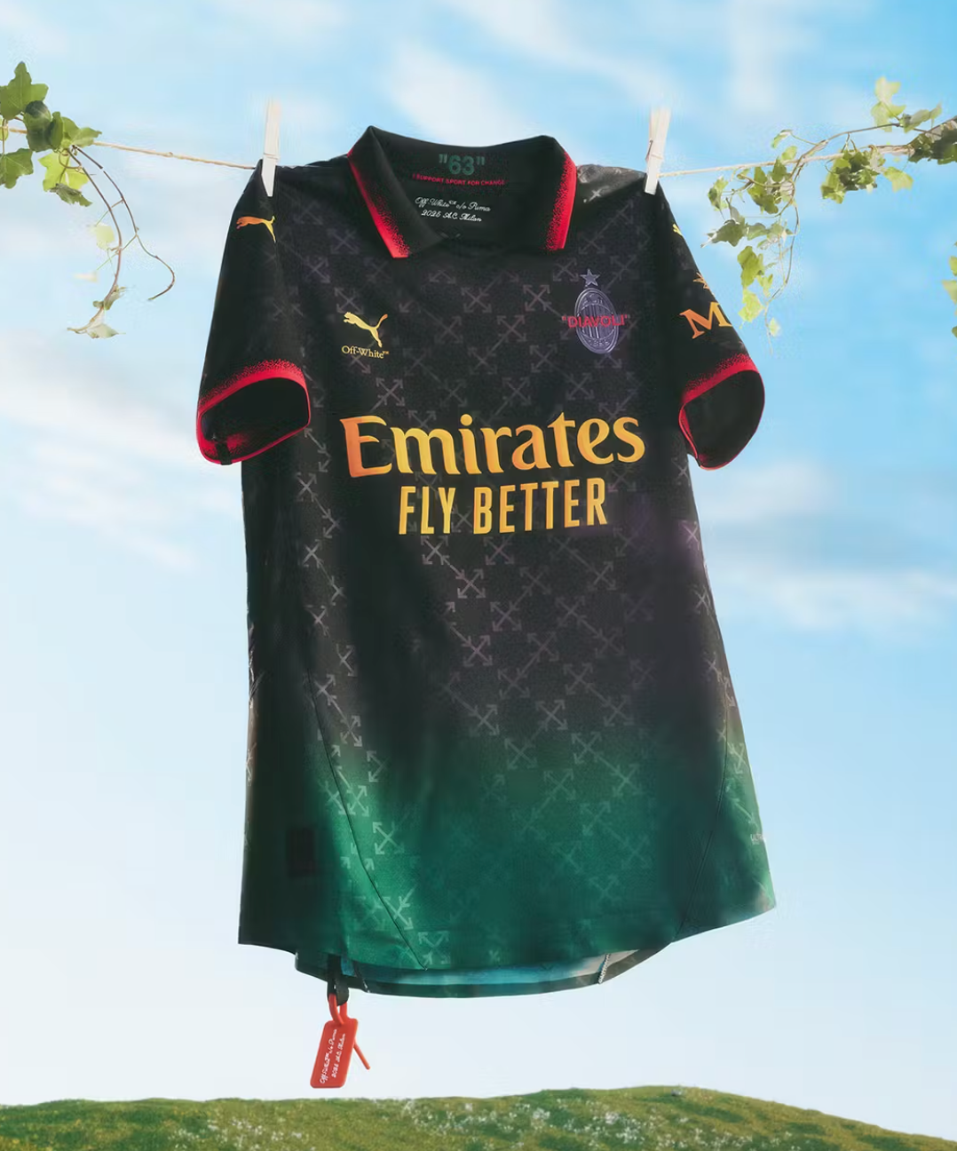 AC Milan x Off-White 2024/2025 (NERO)
