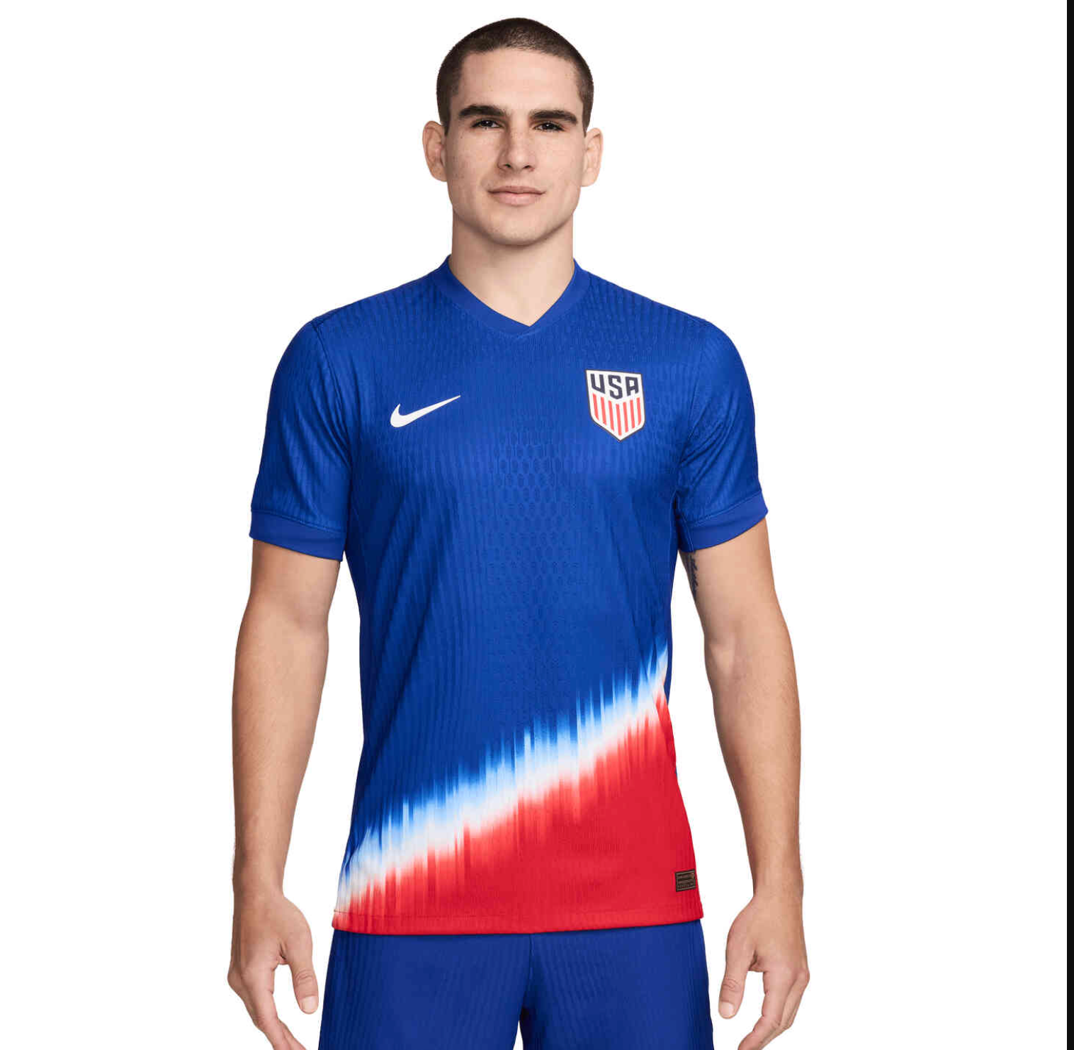 Maillot de football bleu USA 2025