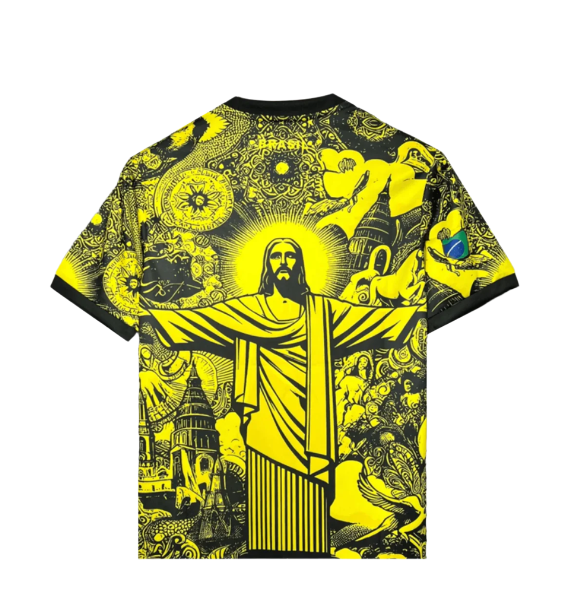 Brasile Gesù x Corteiz Kit Giallo Edizione Speciale