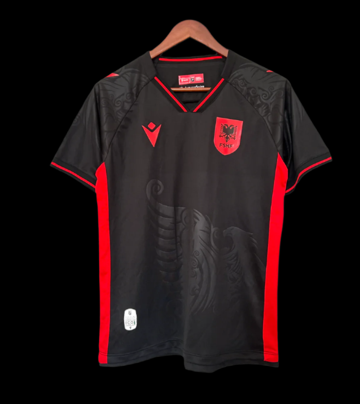 Camiseta visitante Albania 2025/2026 (Negra)