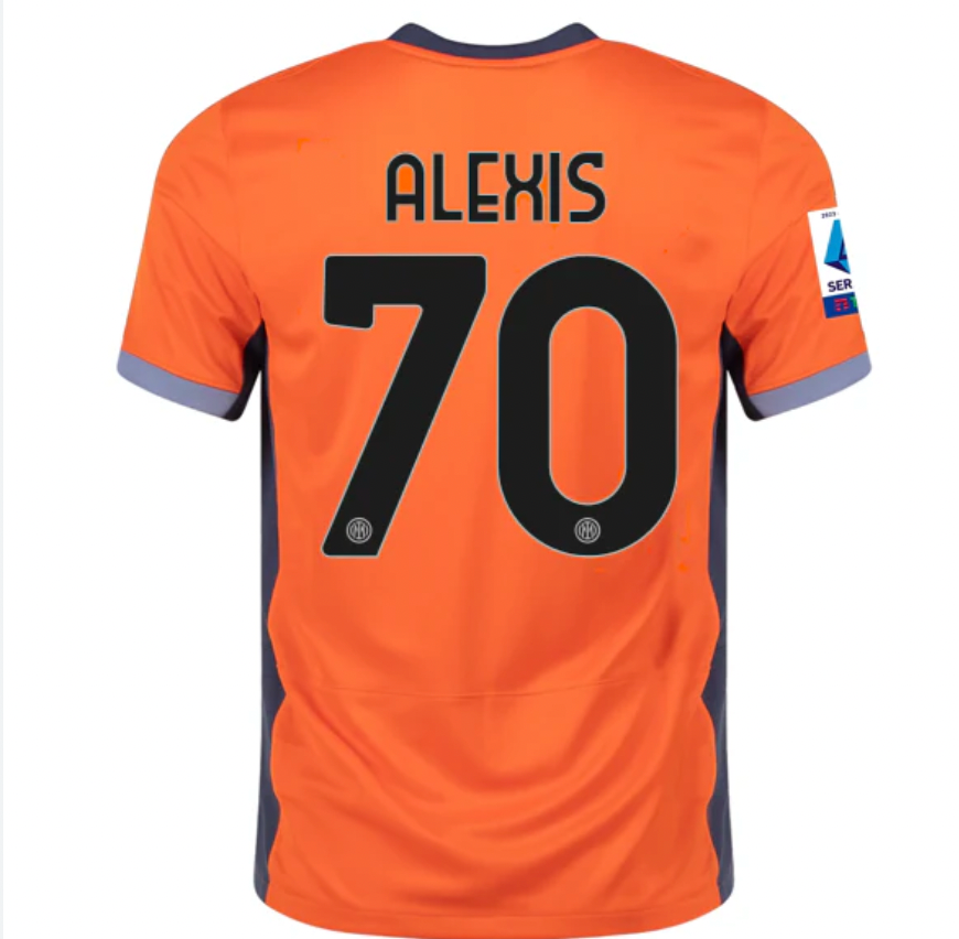 Inter Mailand orange Trikot Ausweichset