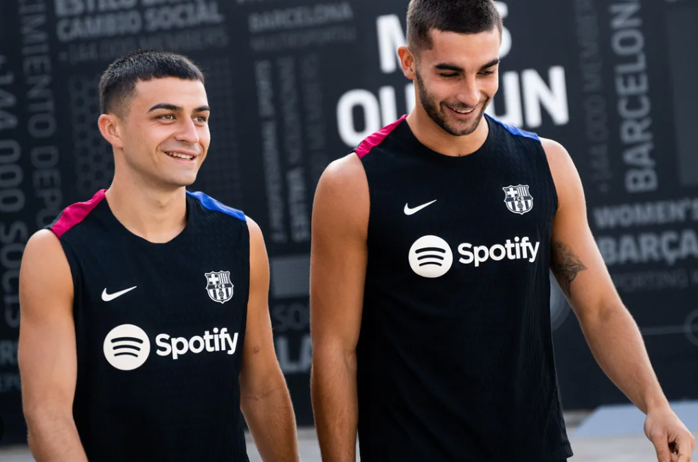 Set allenamento nero Barcelona 2024/25
