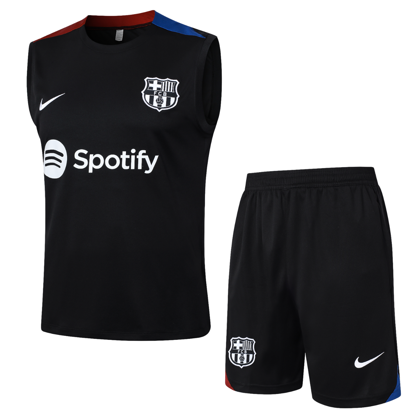 Conjunto de entrenamiento negro Barcelona 2024/25