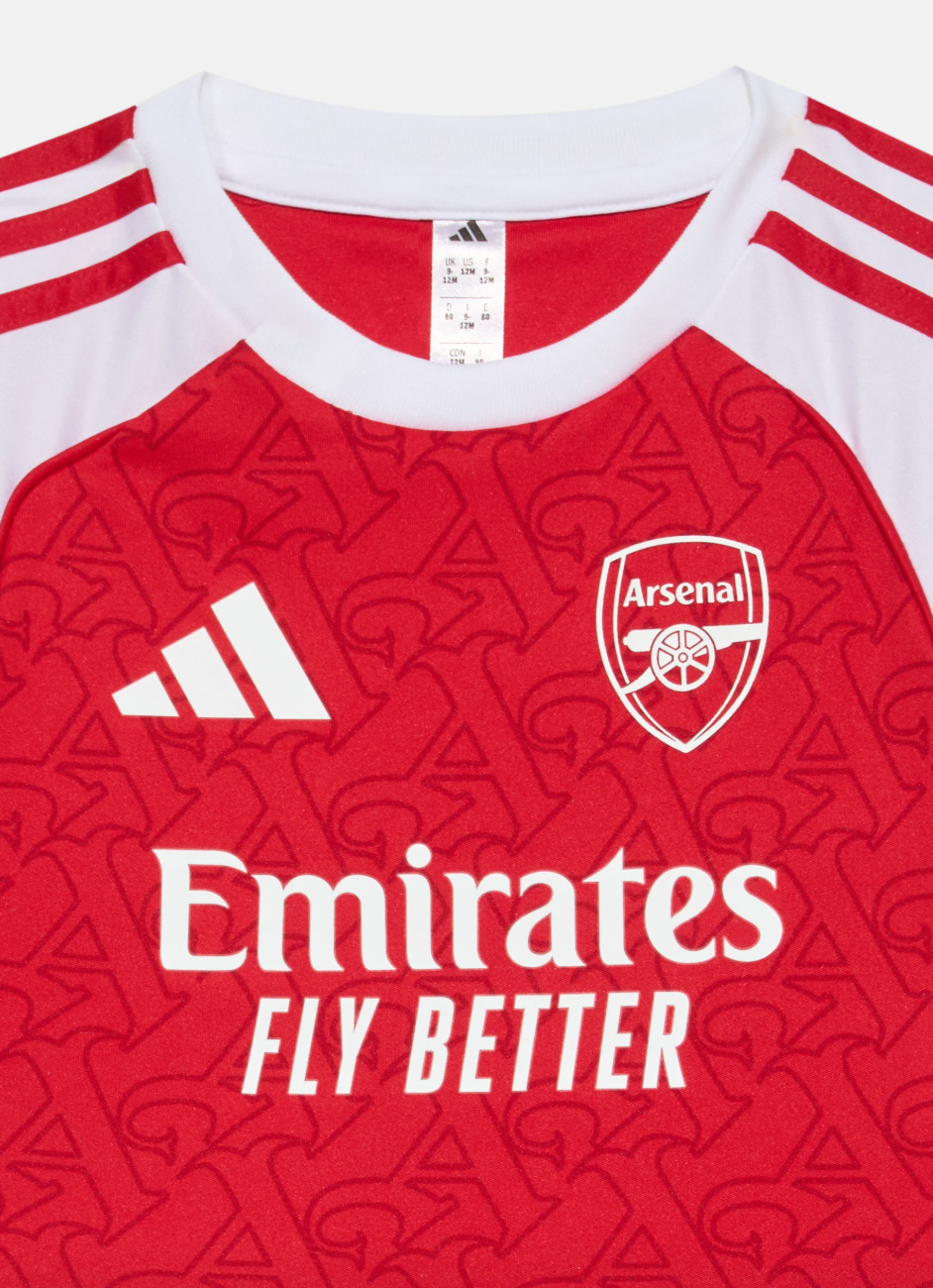 Kit Home Kids Arsenal 2025/2026